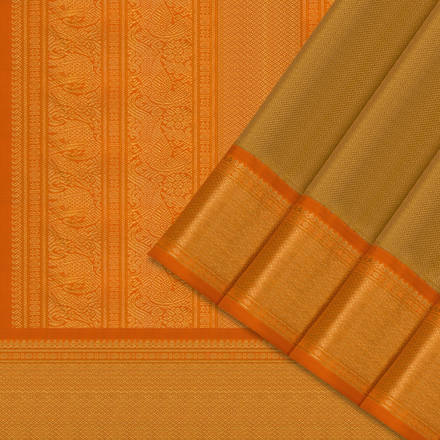 Kanakavalli Kanjivaram Silk Sari 24-041-HS001-10958 - Cover View