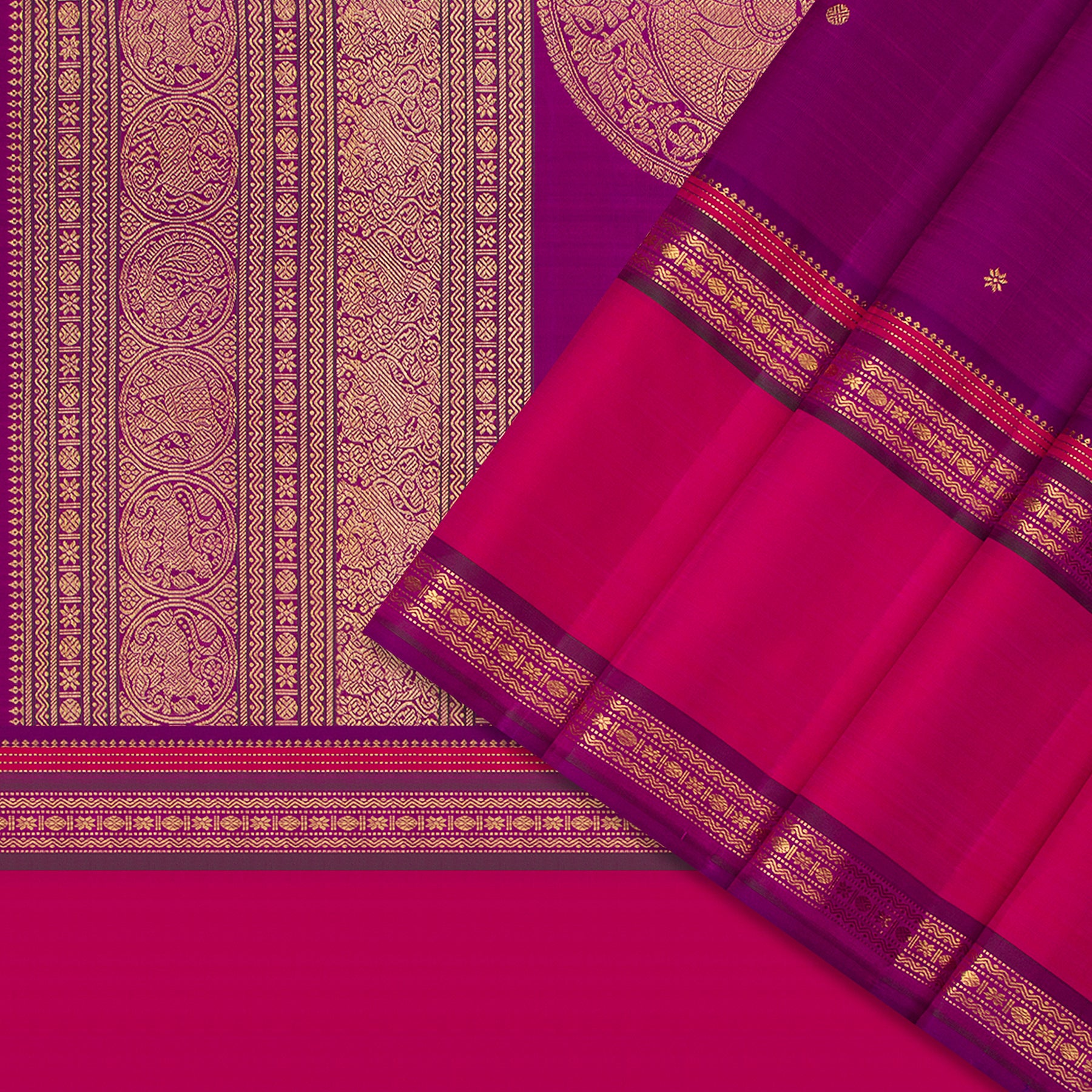 Kanakavalli Kanjivaram Silk Sari 24-041-HS001-11968 - Cover View