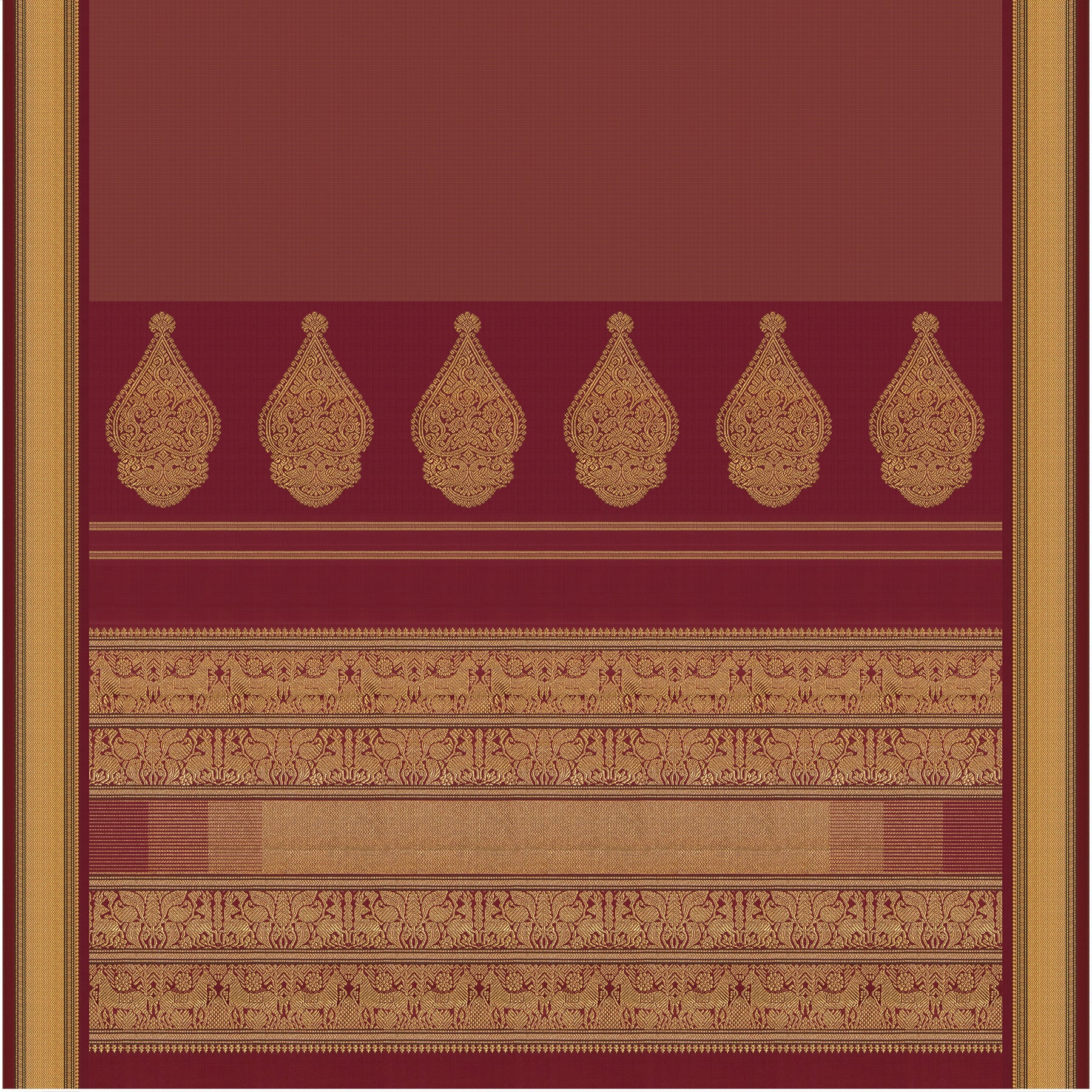 Kanakavalli Kanjivaram Silk Sari 24-041-HS001-12420 - Full View