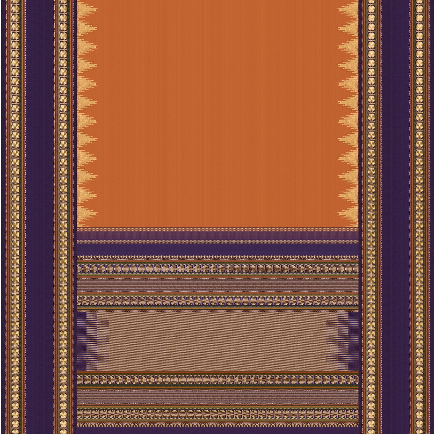 Kanakavalli Kanjivaram Silk Sari 24-041-HS001-12440 - Full View