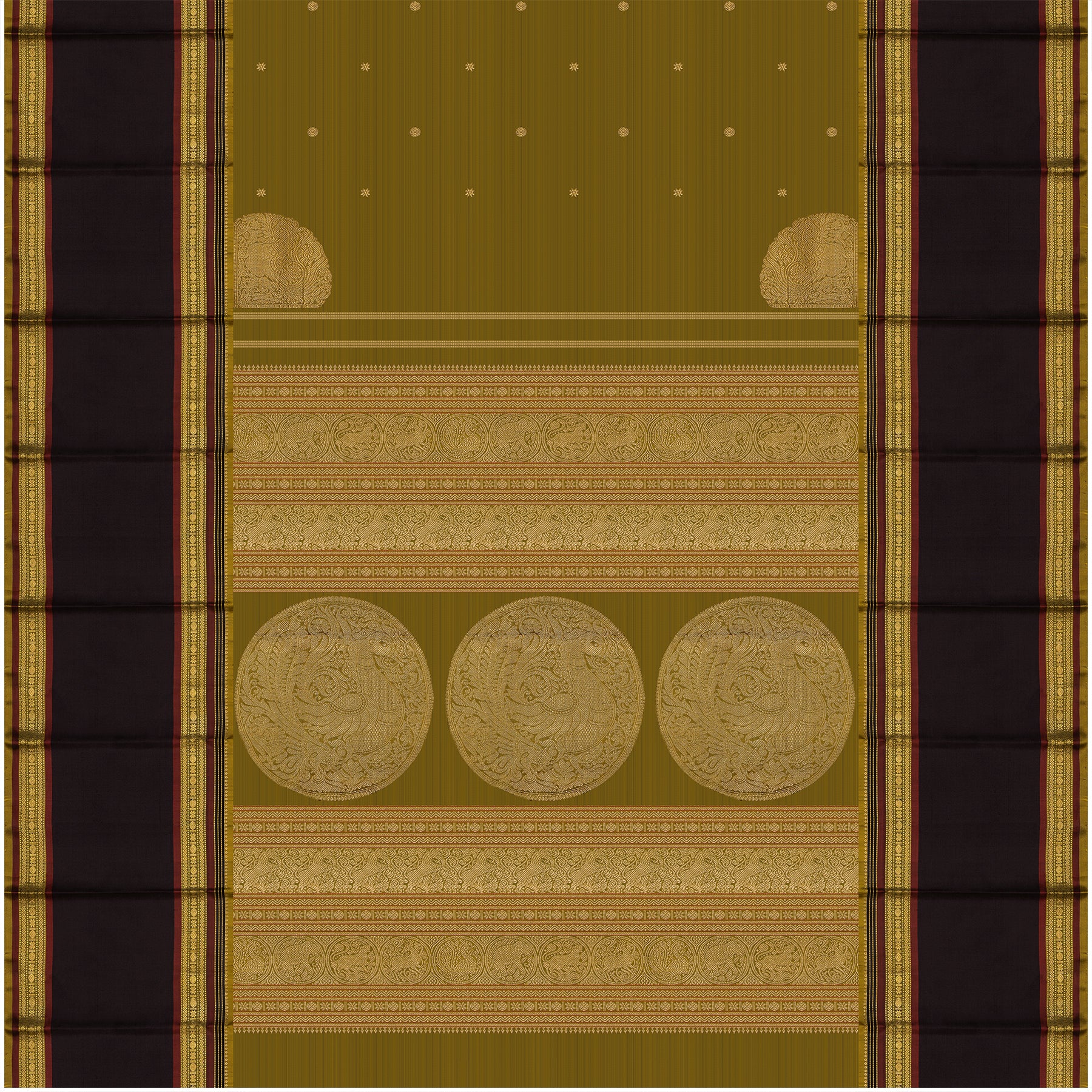 Kanakavalli Kanjivaram Silk Sari 24-041-HS001-14313 - Full View