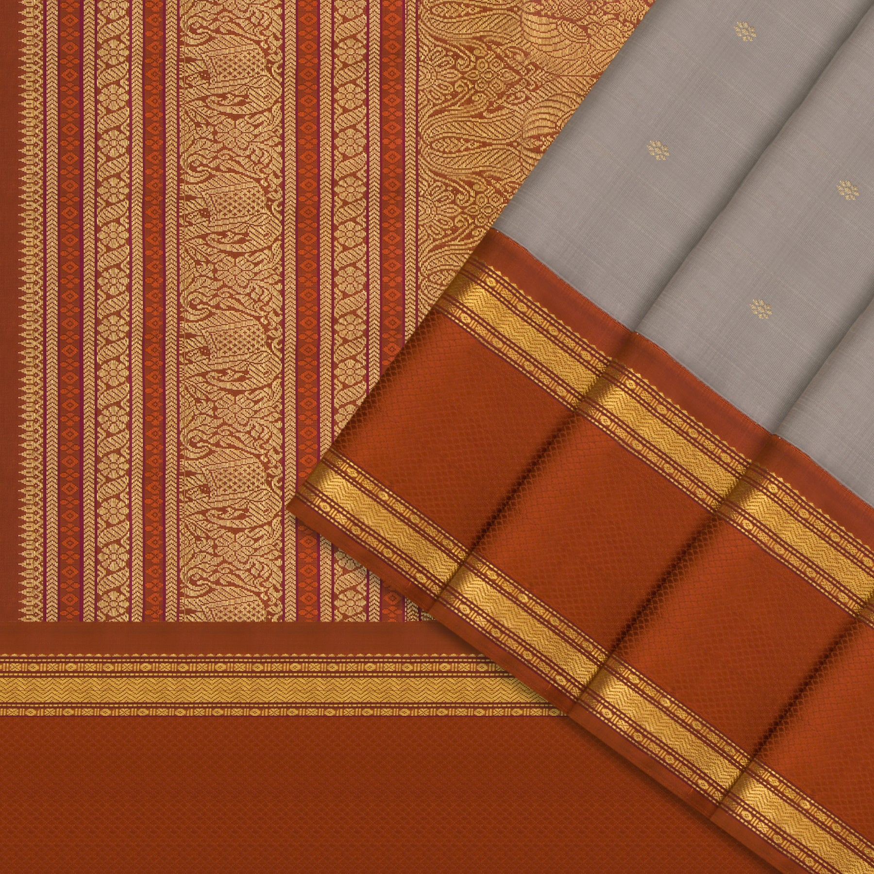 Kanakavalli Kanjivaram Silk Sari 24-041-HS001-14321