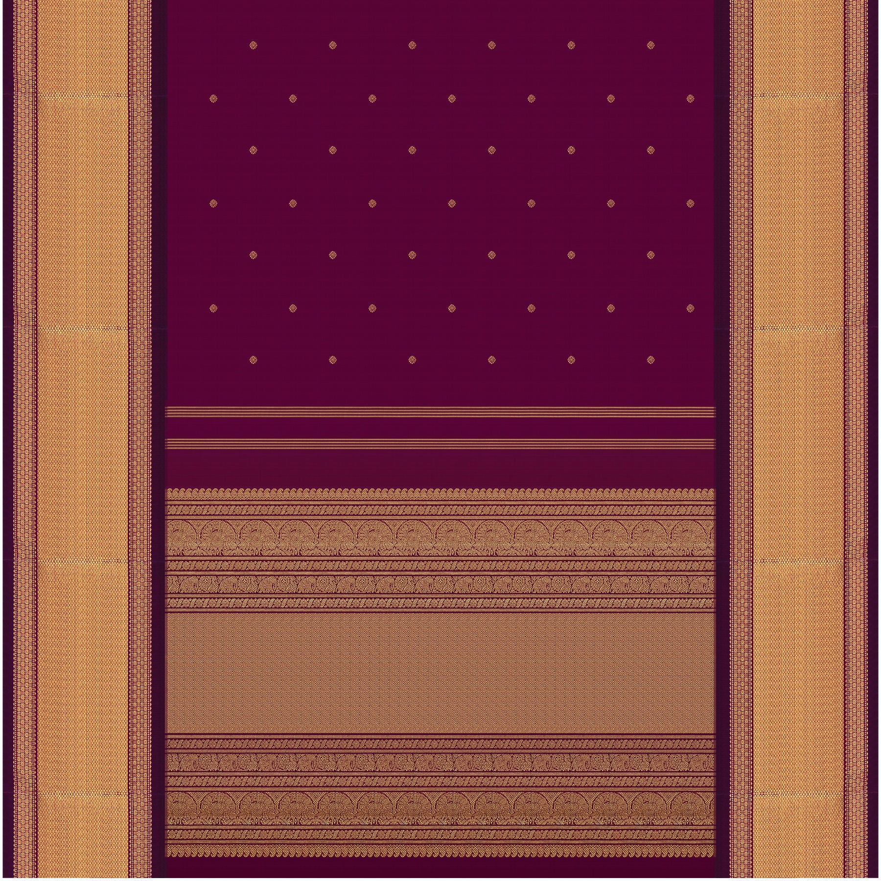 Kanakavalli Kanjivaram Silk Sari 24-041-HS001-14330 - Full View