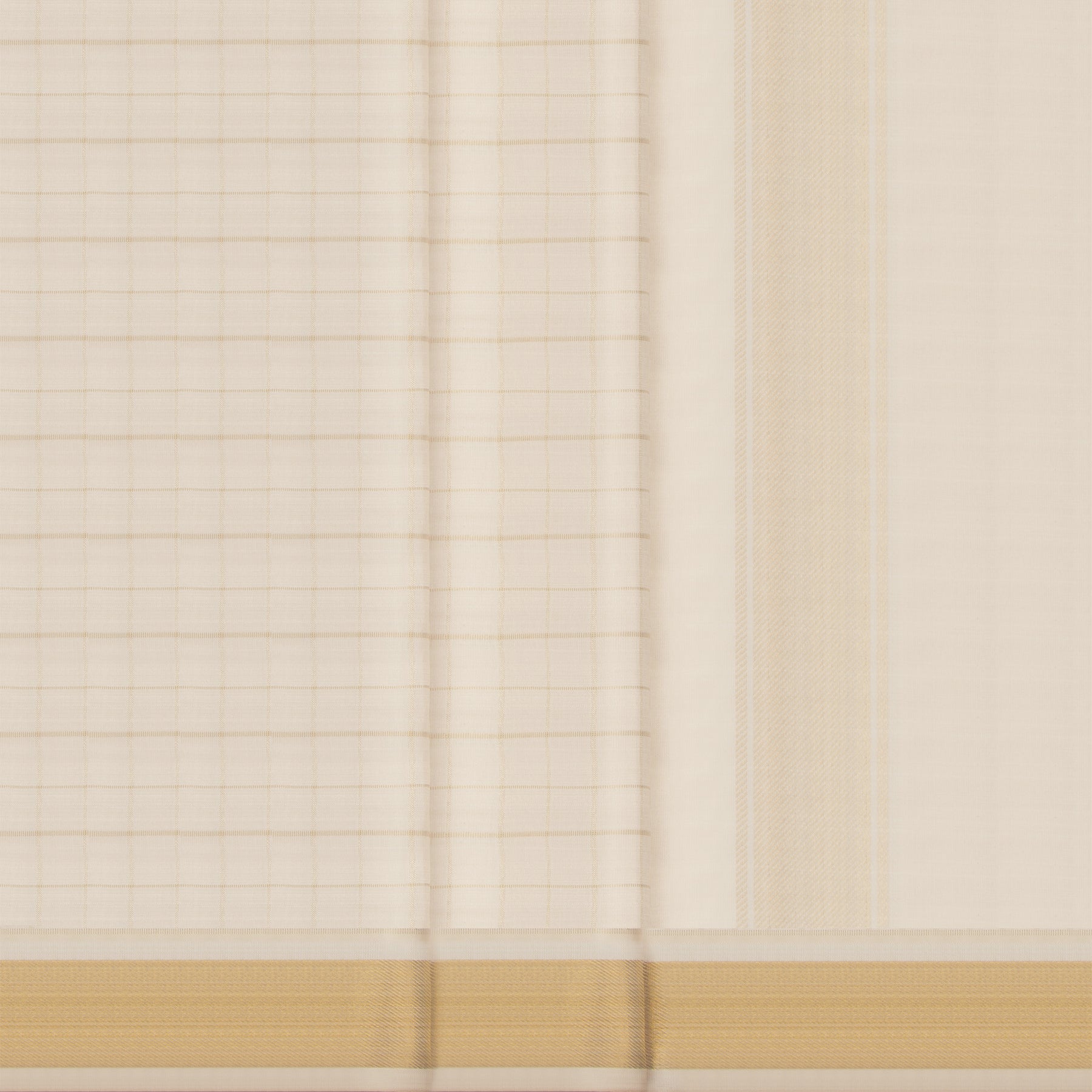 Kanakavalli Kanjivaram Silk Angavastram CO-ORD 24-110-AF001-05551 - Pleated View