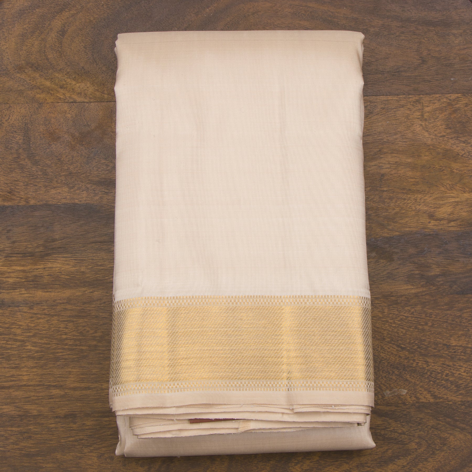 Kanakavalli Kanjivaram Silk Angavastram CO-ORD 24-110-AF001-13947 - Folded View