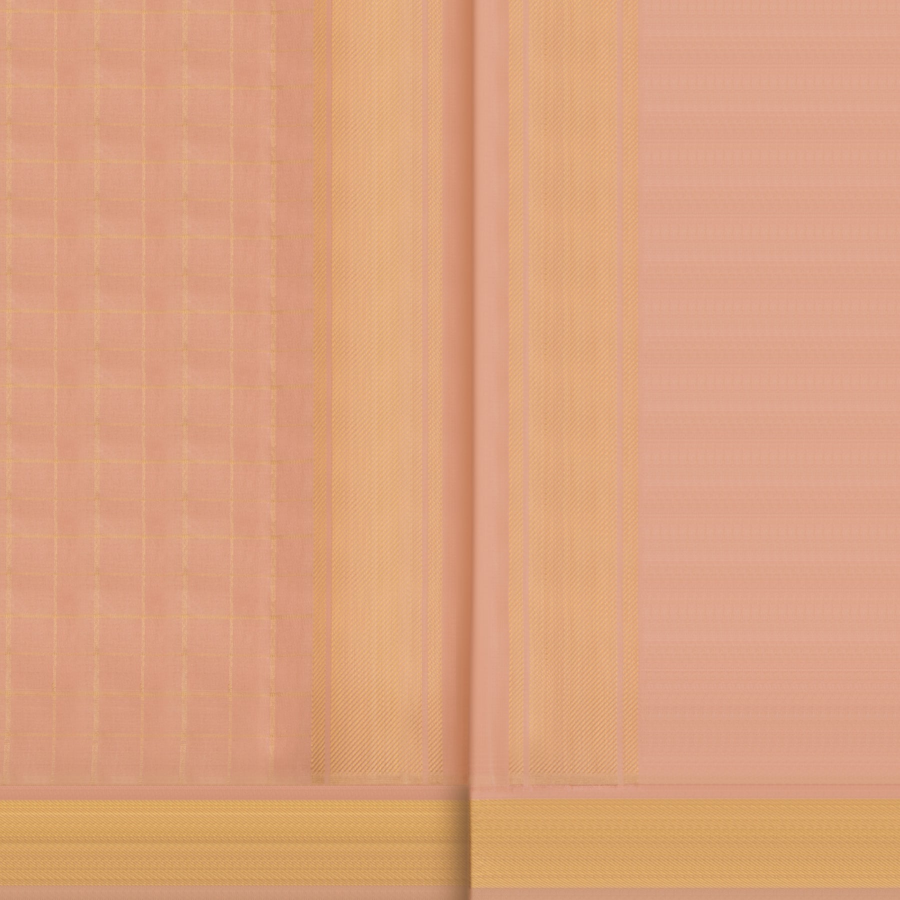Kanakavalli Kanjivaram Silk Angavastram CO-ORD 24-110-AF001-13960 - Angavastram View