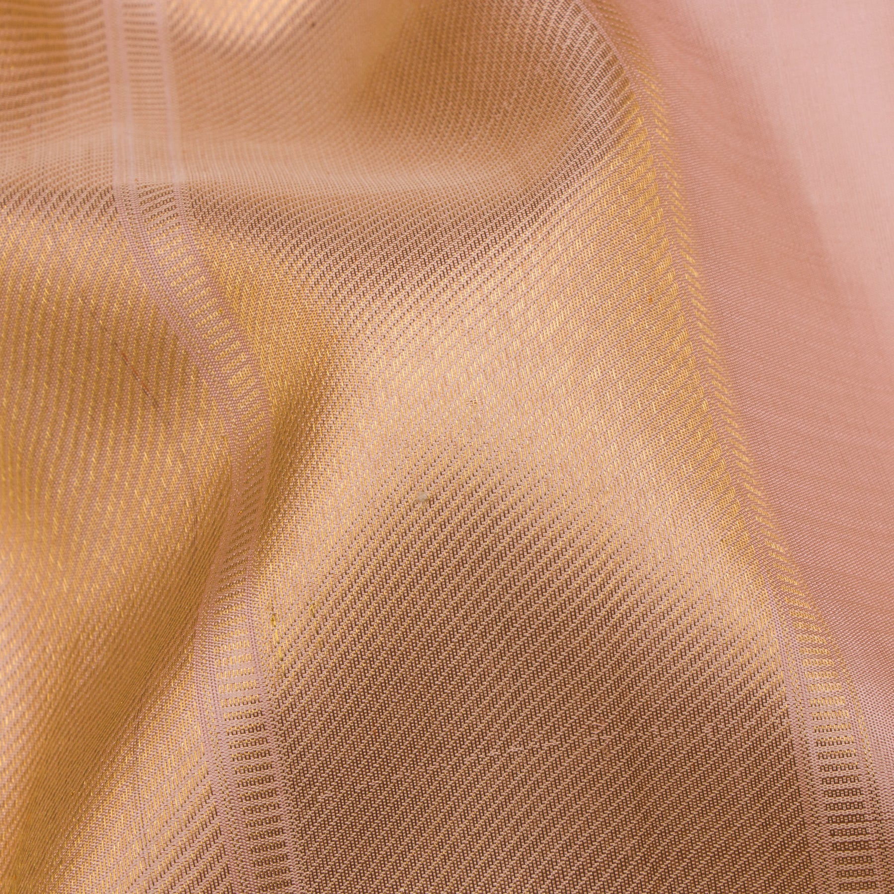 Kanakavalli Kanjivaram Silk Angavastram CO-ORD 24-110-AF001-13961 - Detailed Fabric View