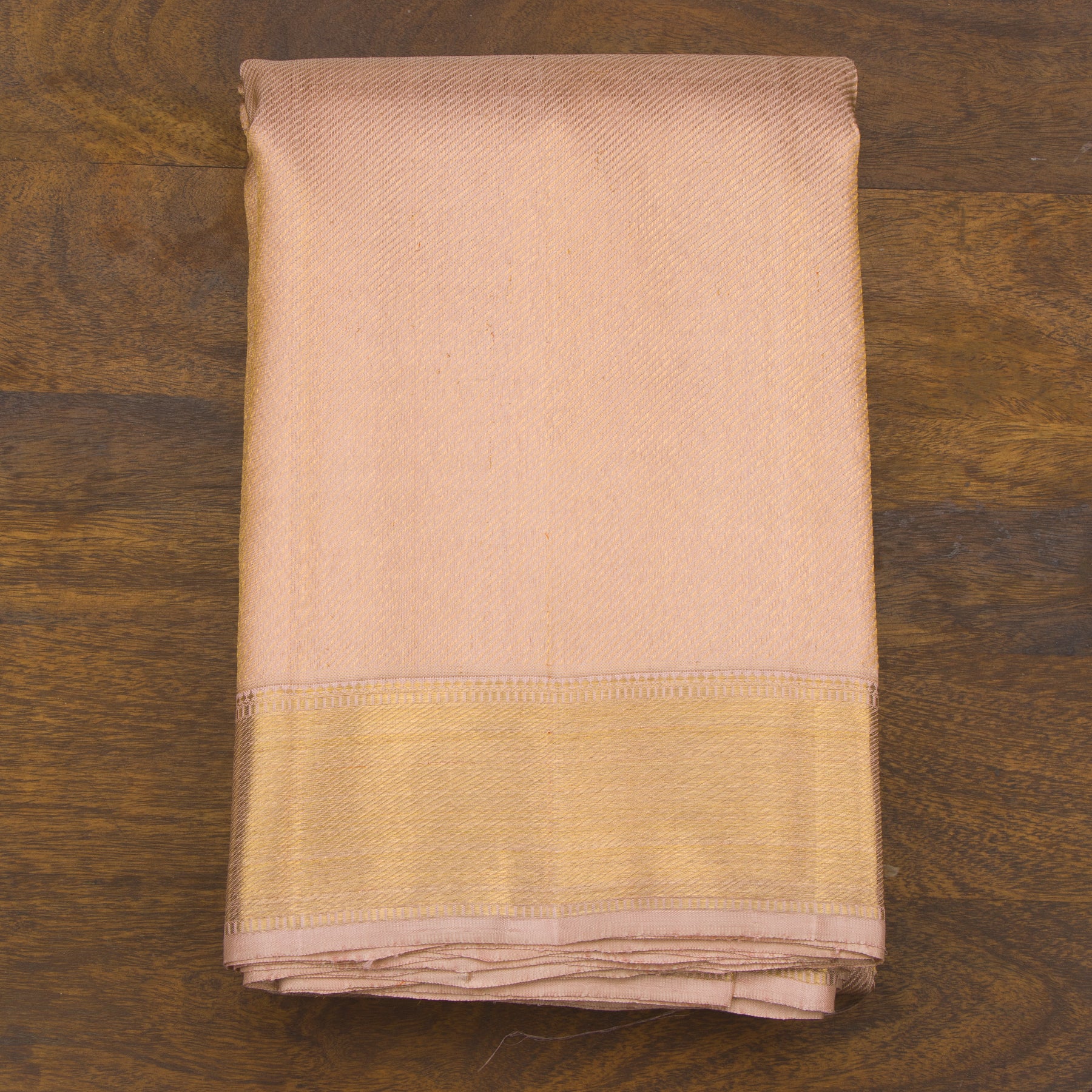 Kanakavalli Kanjivaram Silk Angavastram CO-ORD 24-110-AF001-13961 - Folded View
