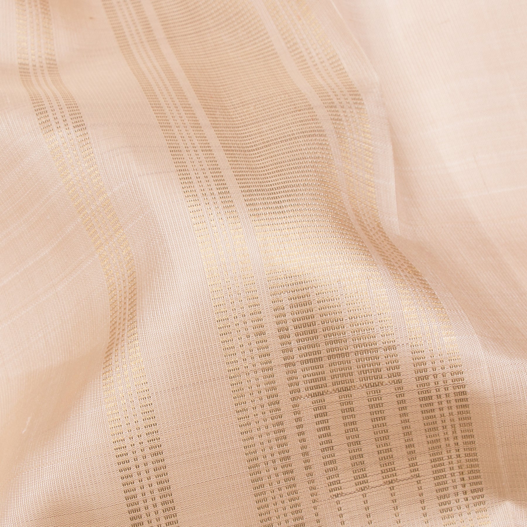 Kanakavalli Kanjivaram Silk Angavastram CO-ORD 24-110-AF001-14661 - Detailed Fabric View