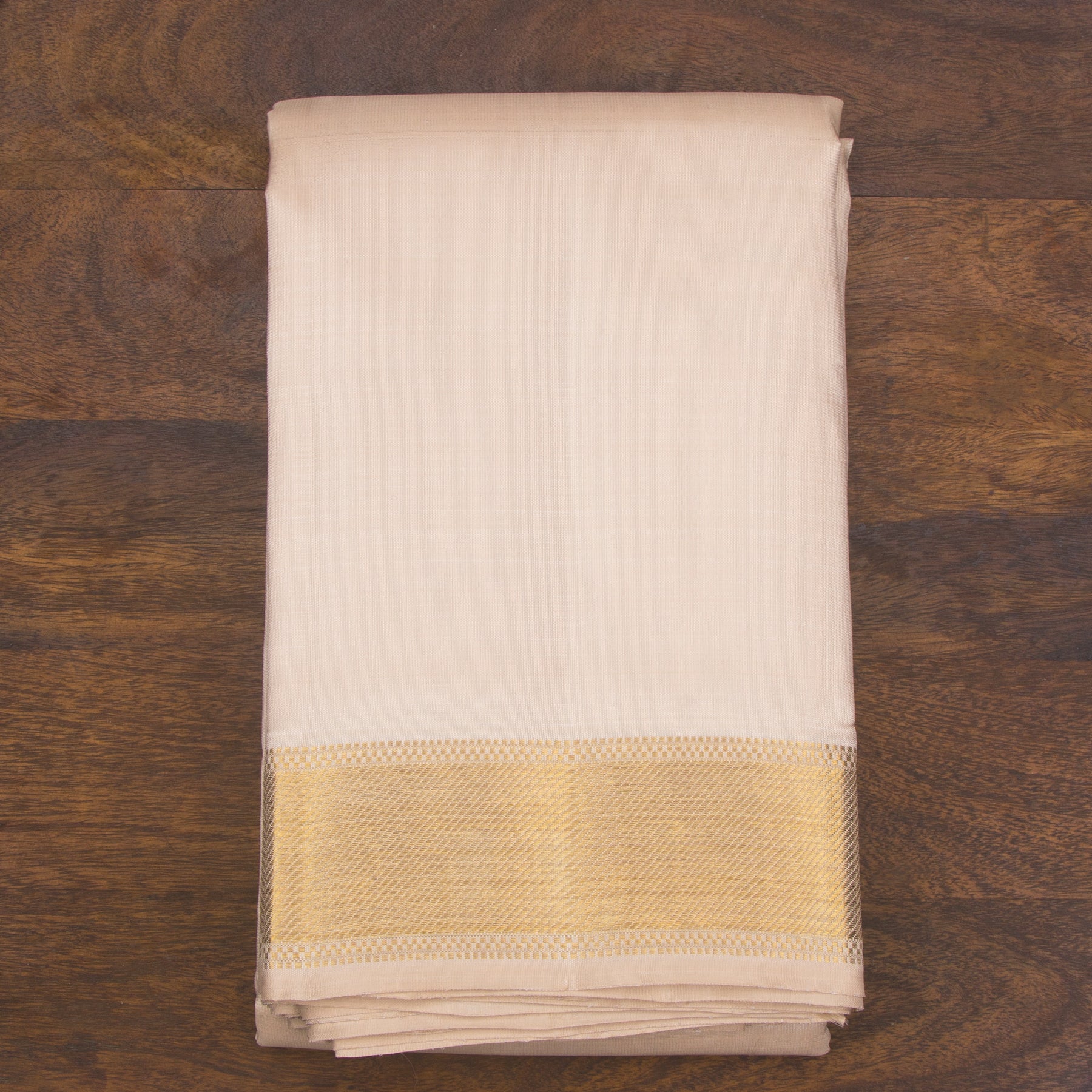 Kanakavalli Kanjivaram Silk Angavastram CO-ORD 24-110-AF001-14669 - Folded View