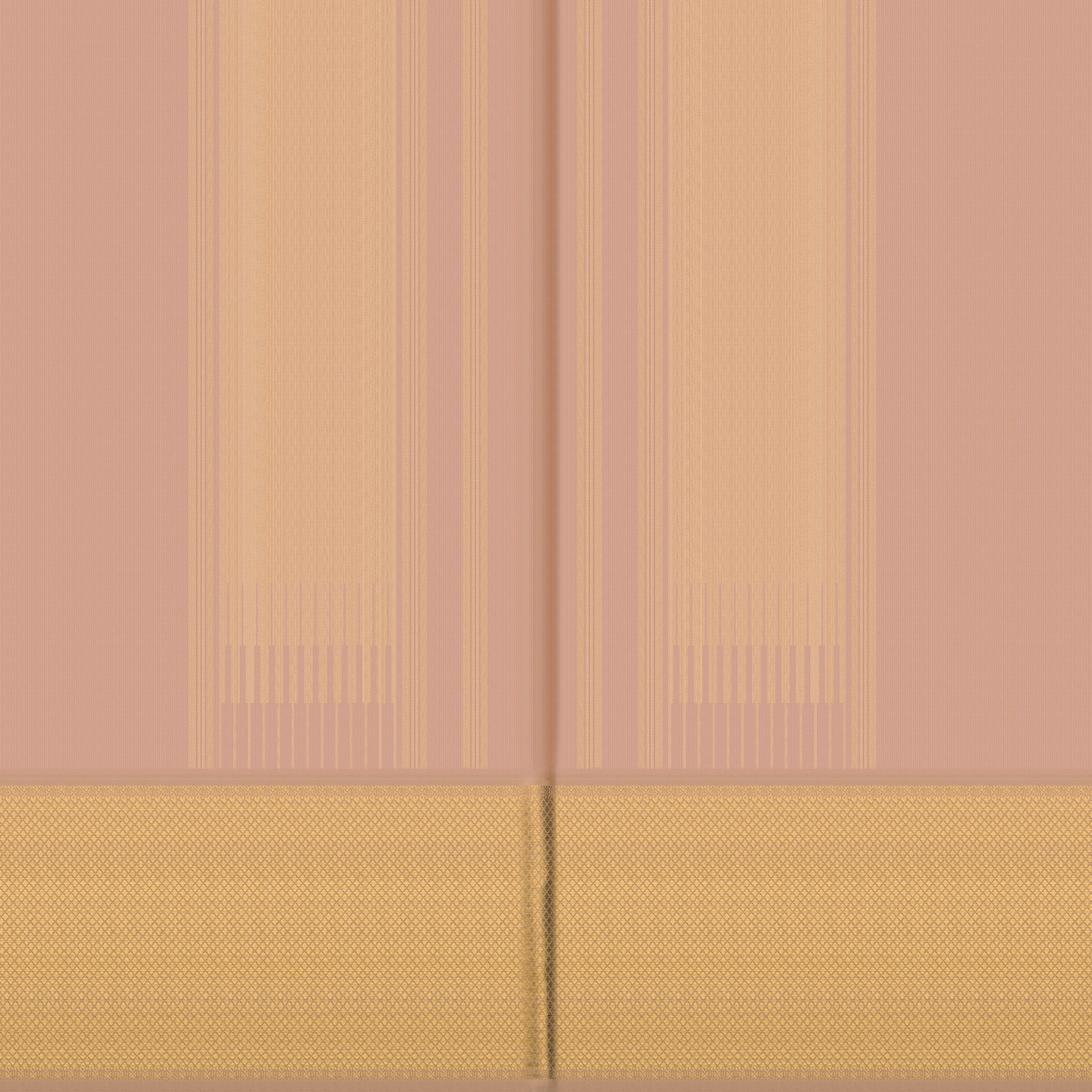 Kanakavalli Kanjivaram Silk Angavastram CO-ORD 24-110-AF001-09777 - Angavastram View
