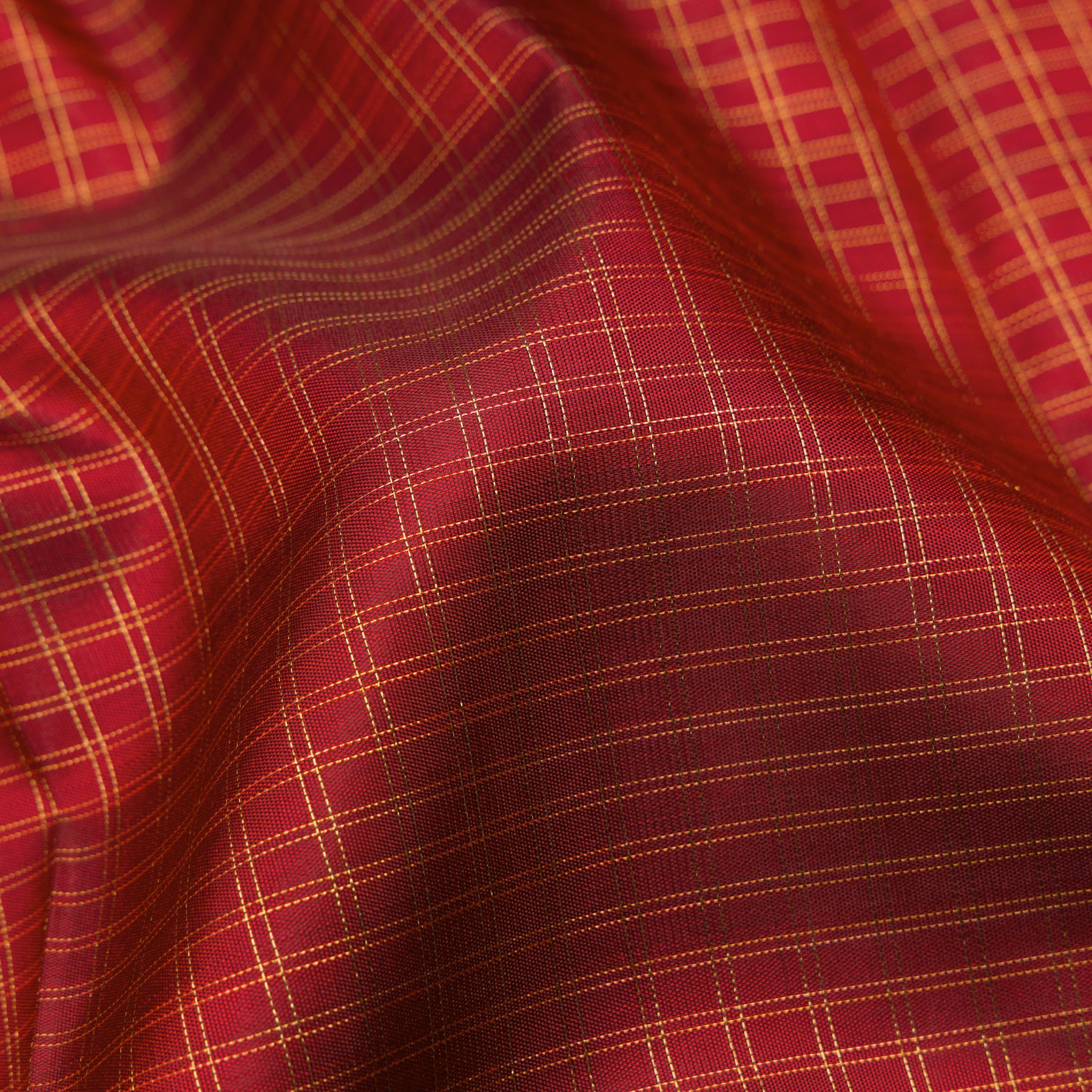 Kanakavalli Kattam - Vari Silk Blouse Length 24-110-HB001-05620 - Fabric View