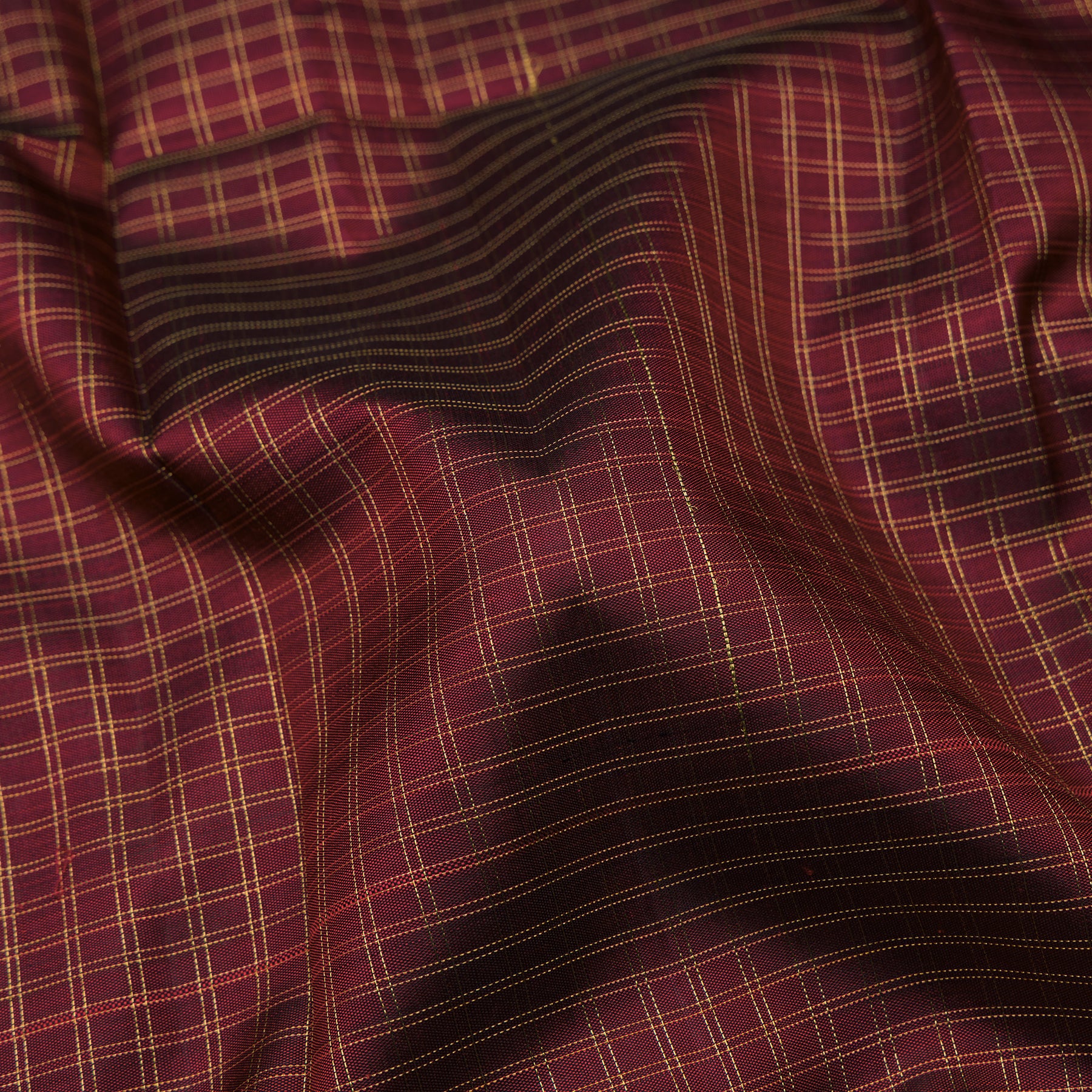 Kanakavalli Kattam - Vari Silk Blouse Length 24-110-HB001-08045 - Fabric View