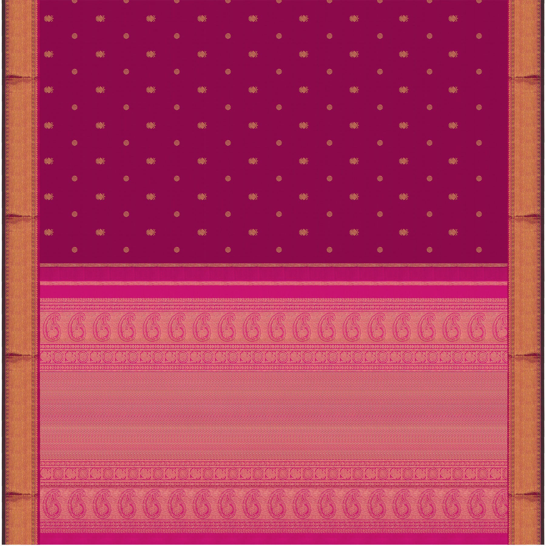 Kanakavalli Kanjivaram Silk Sari 24-110-HS001-00565 - Full View