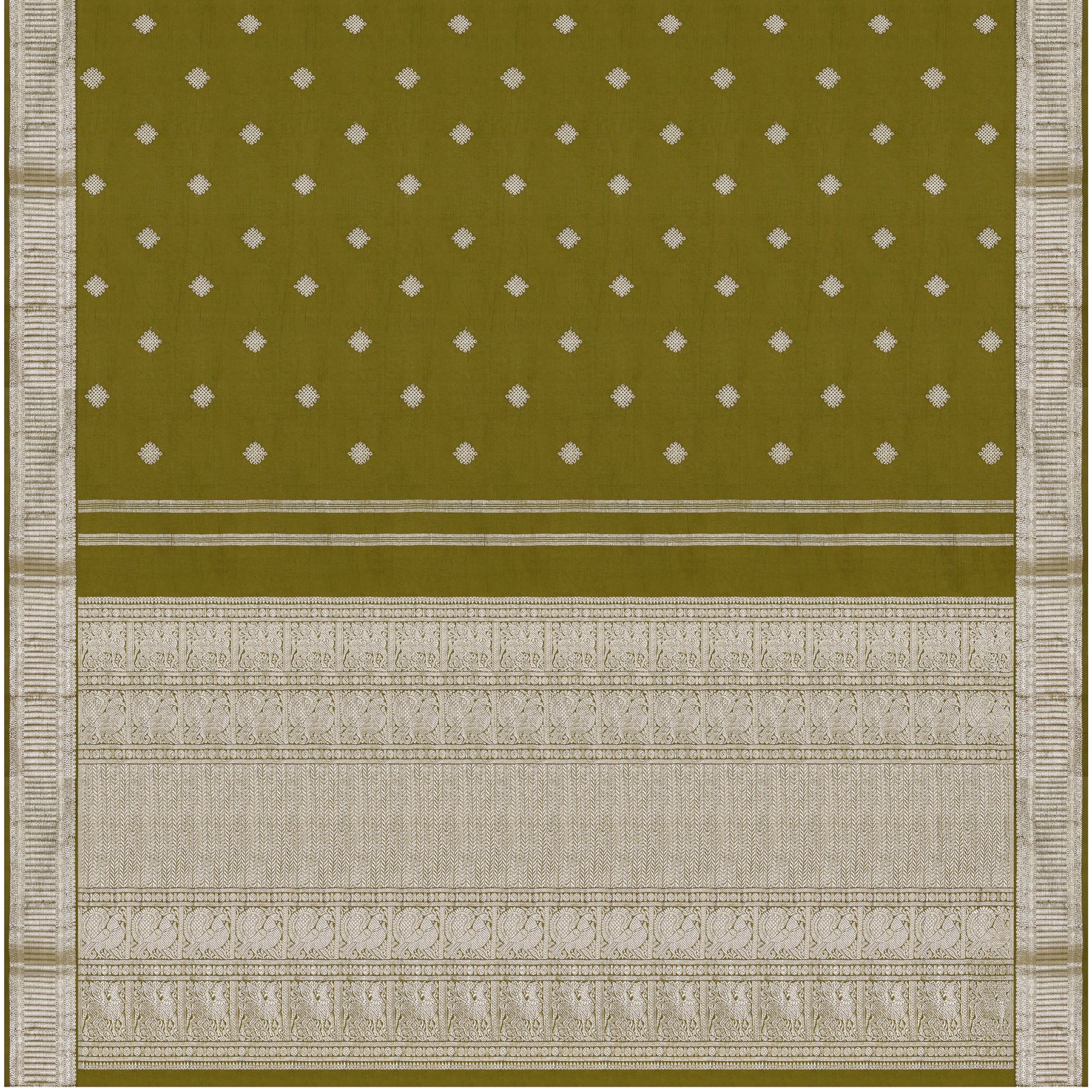 Kanakavalli Kanjivaram Silk Sari 24-110-HS001-00580 - Full View