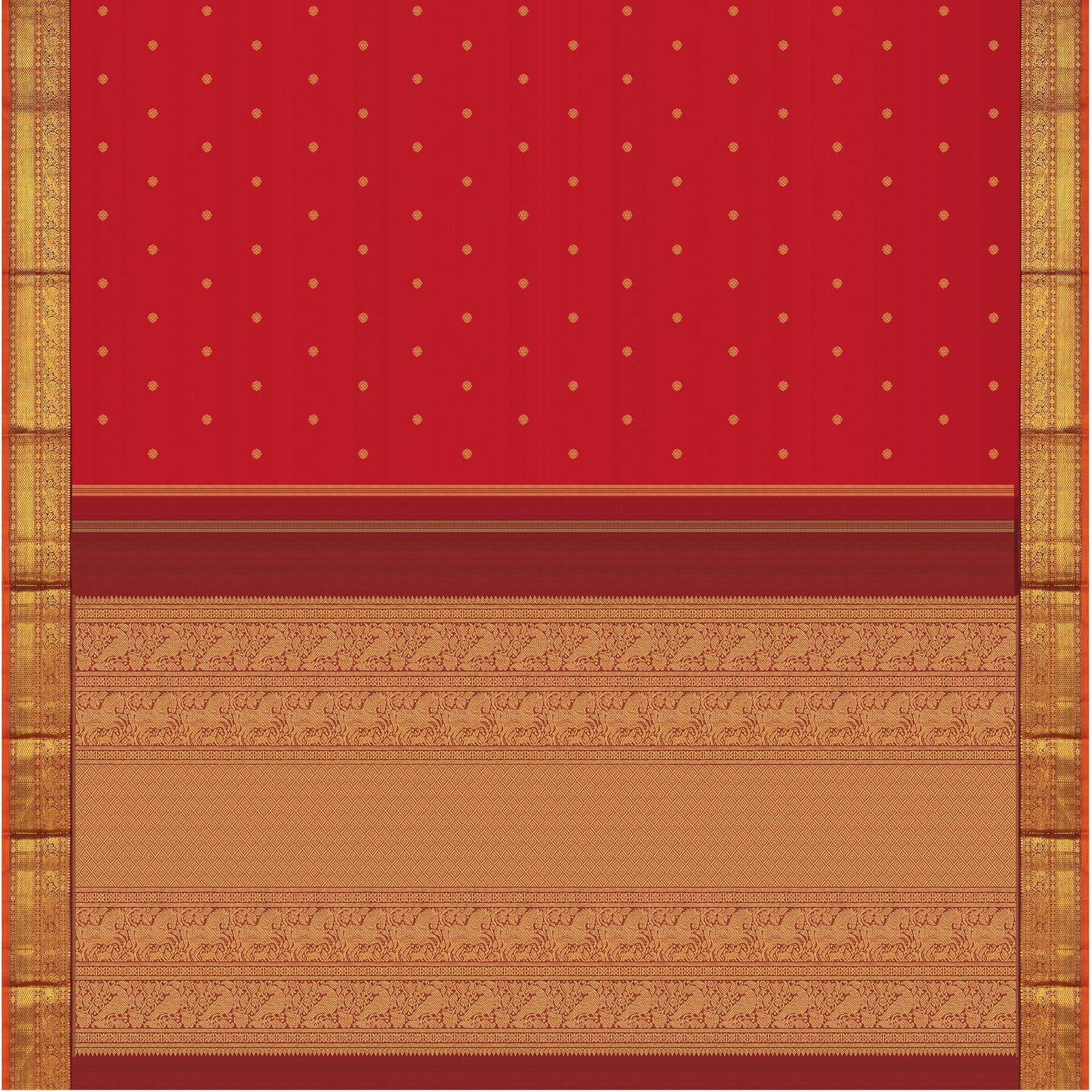 Kanakavalli Kanjivaram Silk Sari 24-110-HS001-00585 - Full View
