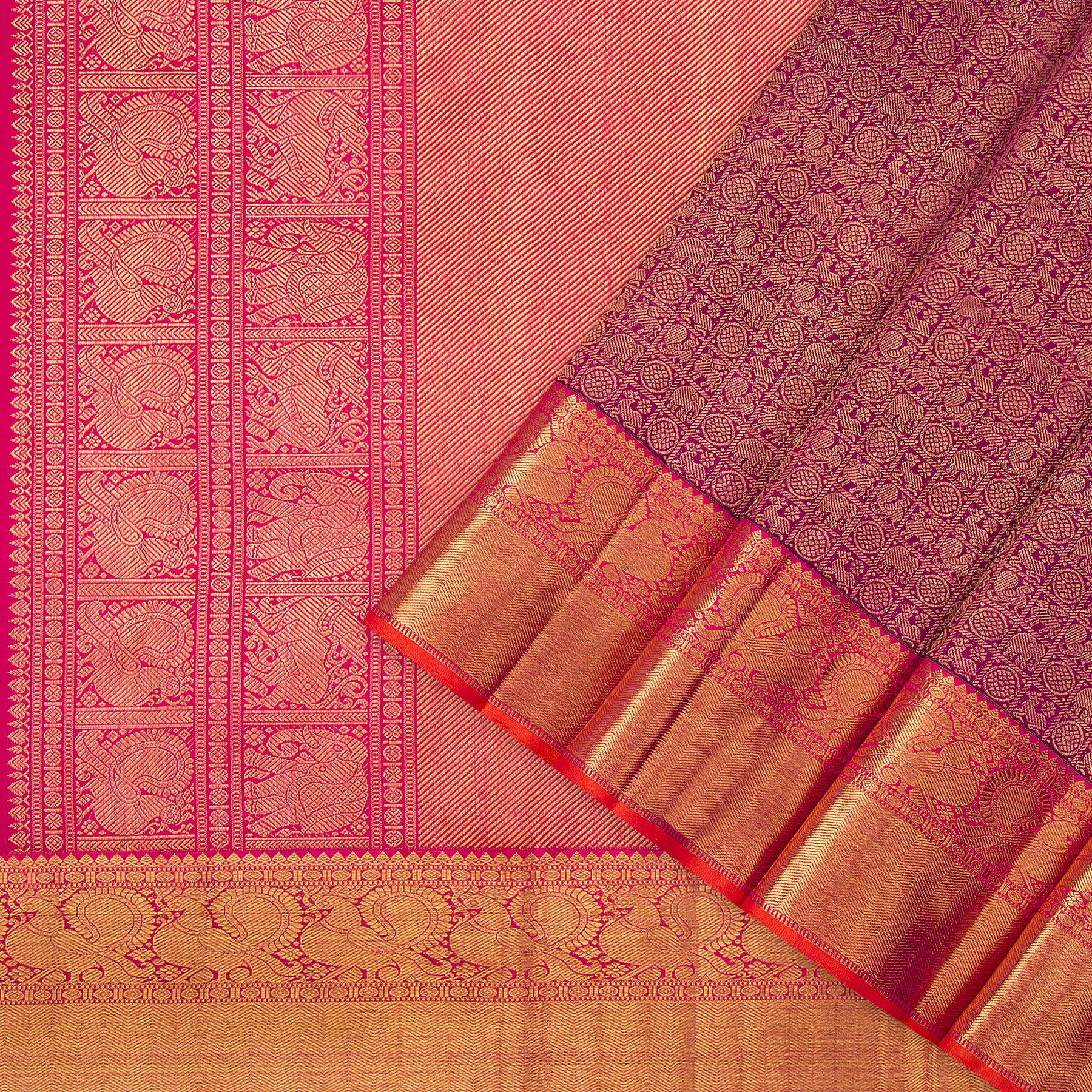 Kanakavalli Kanjivaram Silk Sari 24-110-HS001-00610 - Cover View