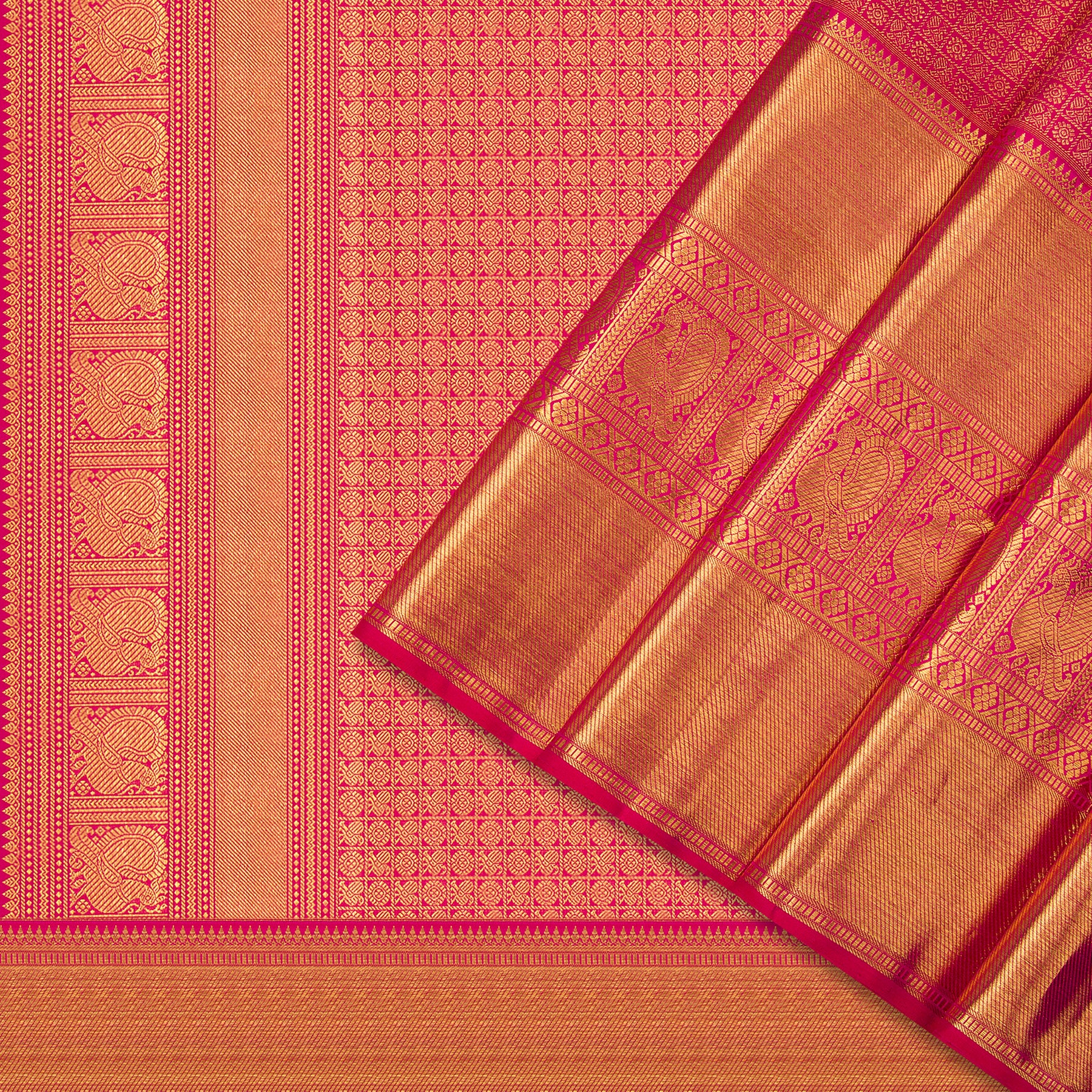 Kanakavalli Kanjivaram Silk Sari 24-110-HS001-00649 - Cover View