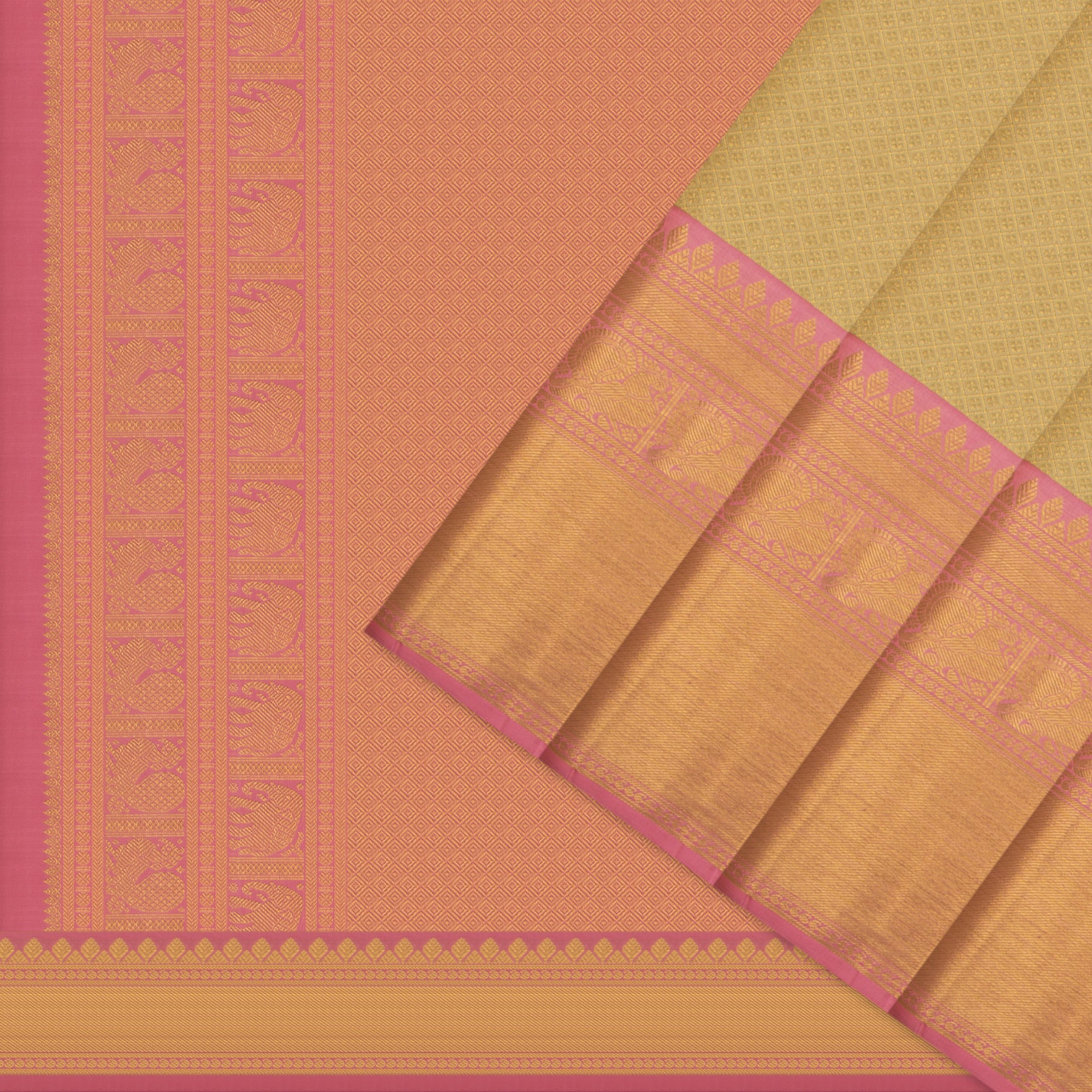 Kanakavalli Kanjivaram Silk Sari 24-110-HS001-00964 - Cover View