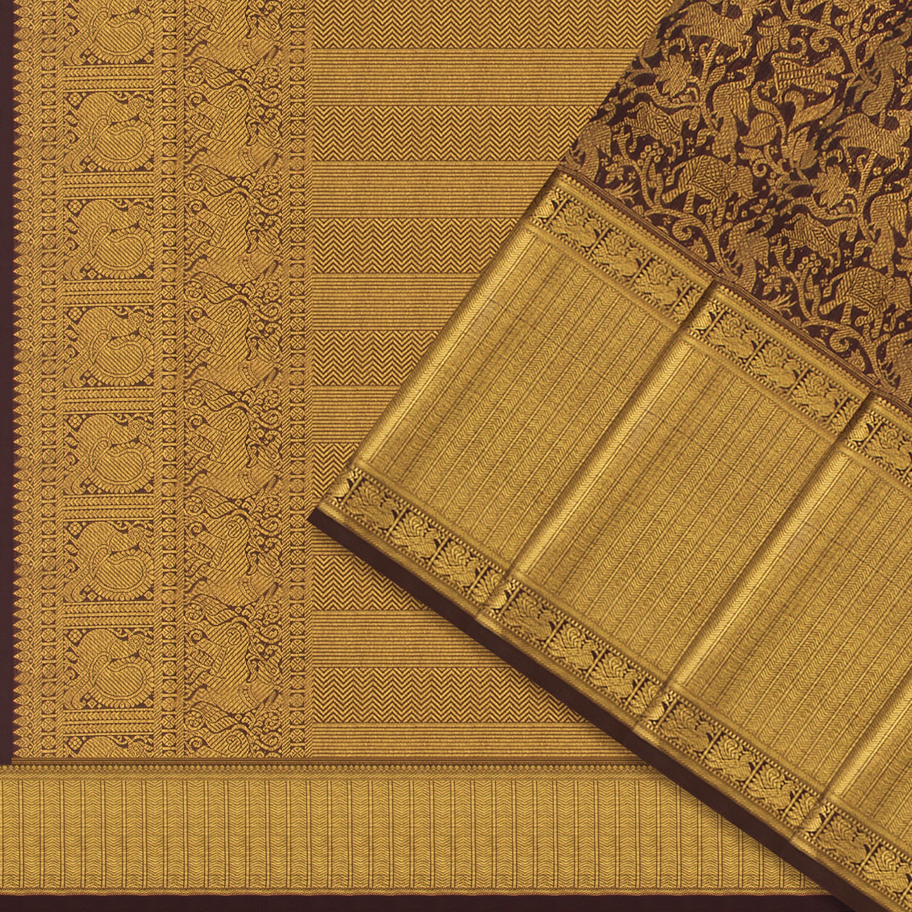 Kanakavalli Kanjivaram Silk Sari 24-110-HS001-00988 - Cover View