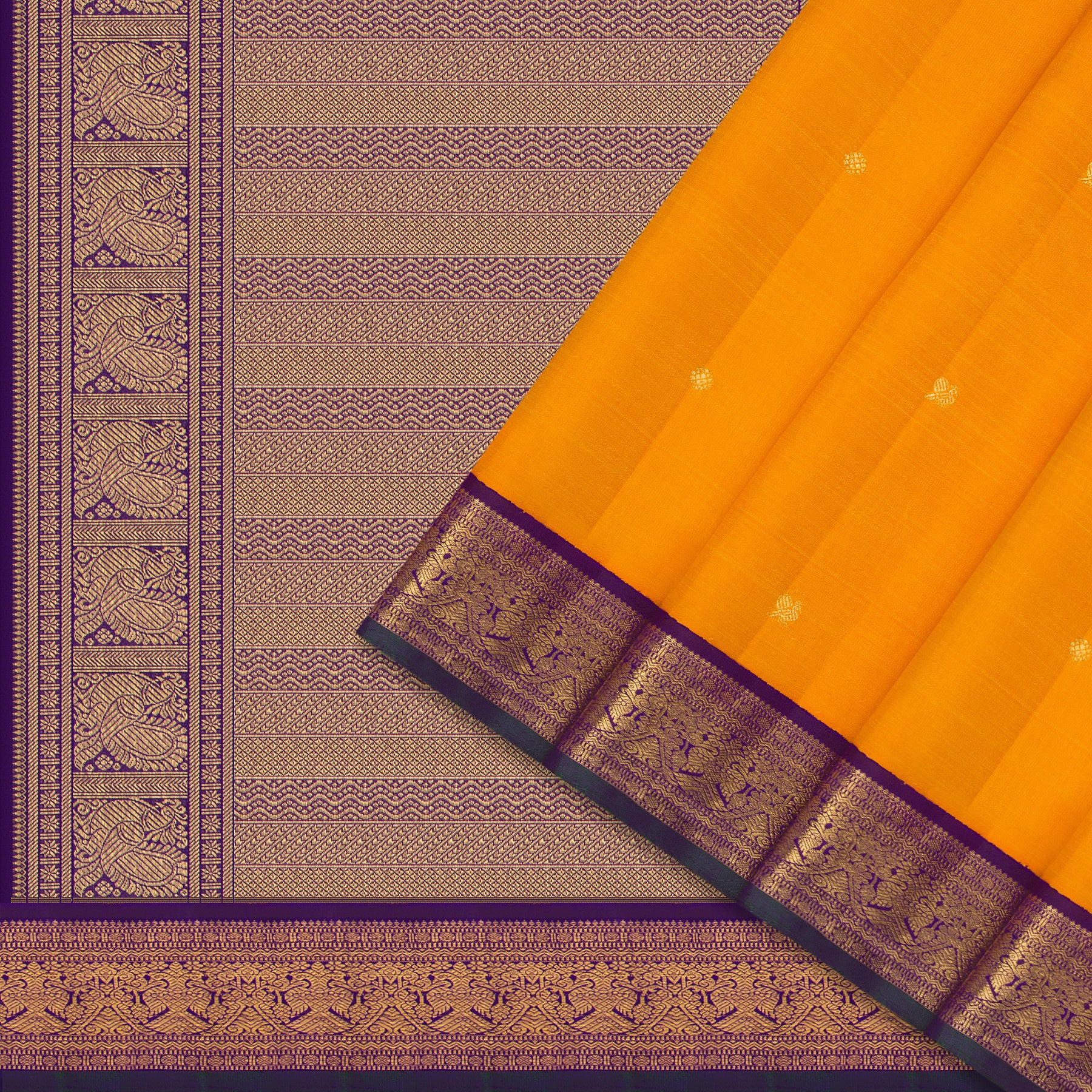 Kanakavalli Kanjivaram Silk Sari 24-110-HS001-01763 - Cover View