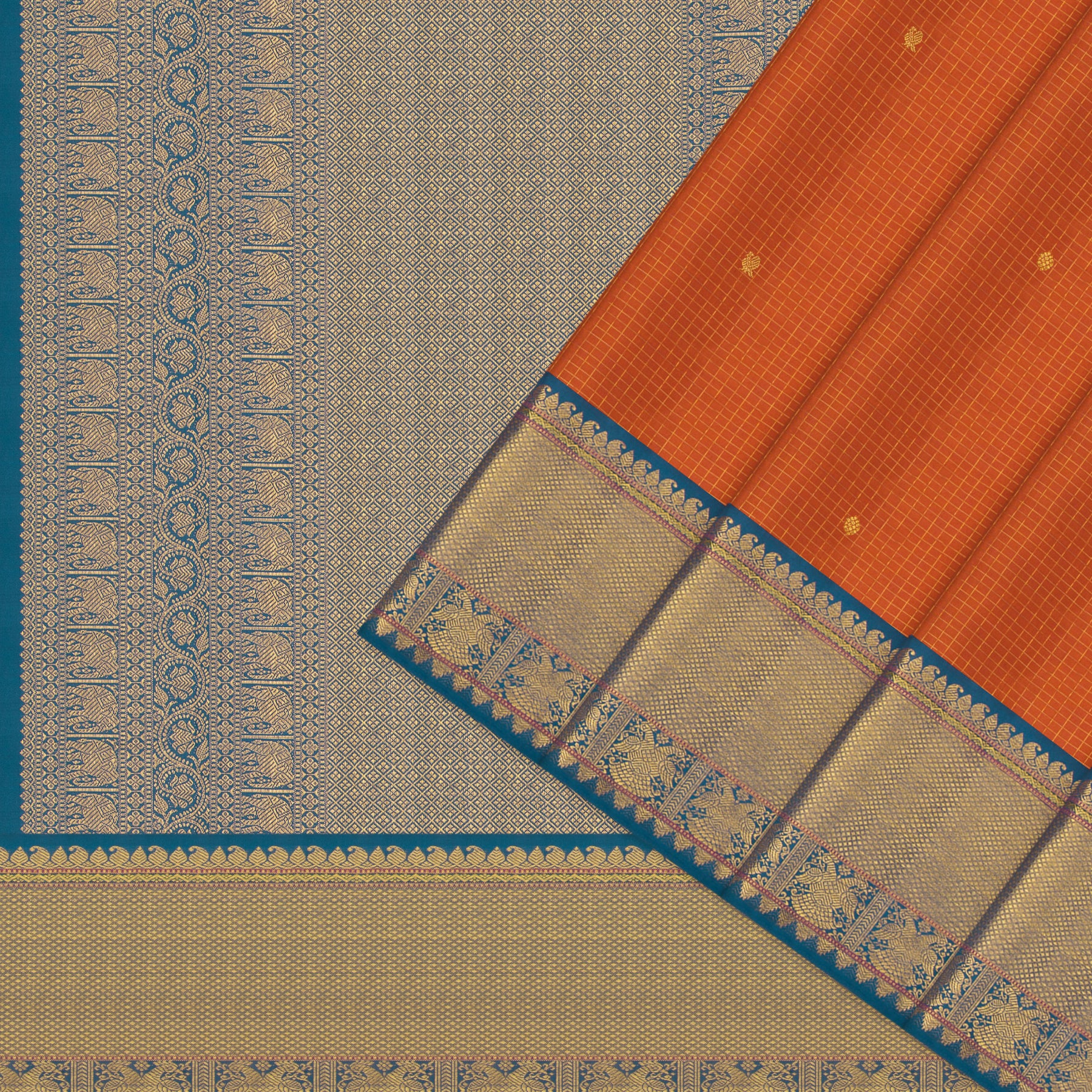 Kanakavalli Kanjivaram Silk Sari 24-110-HS001-01767 - Cover View