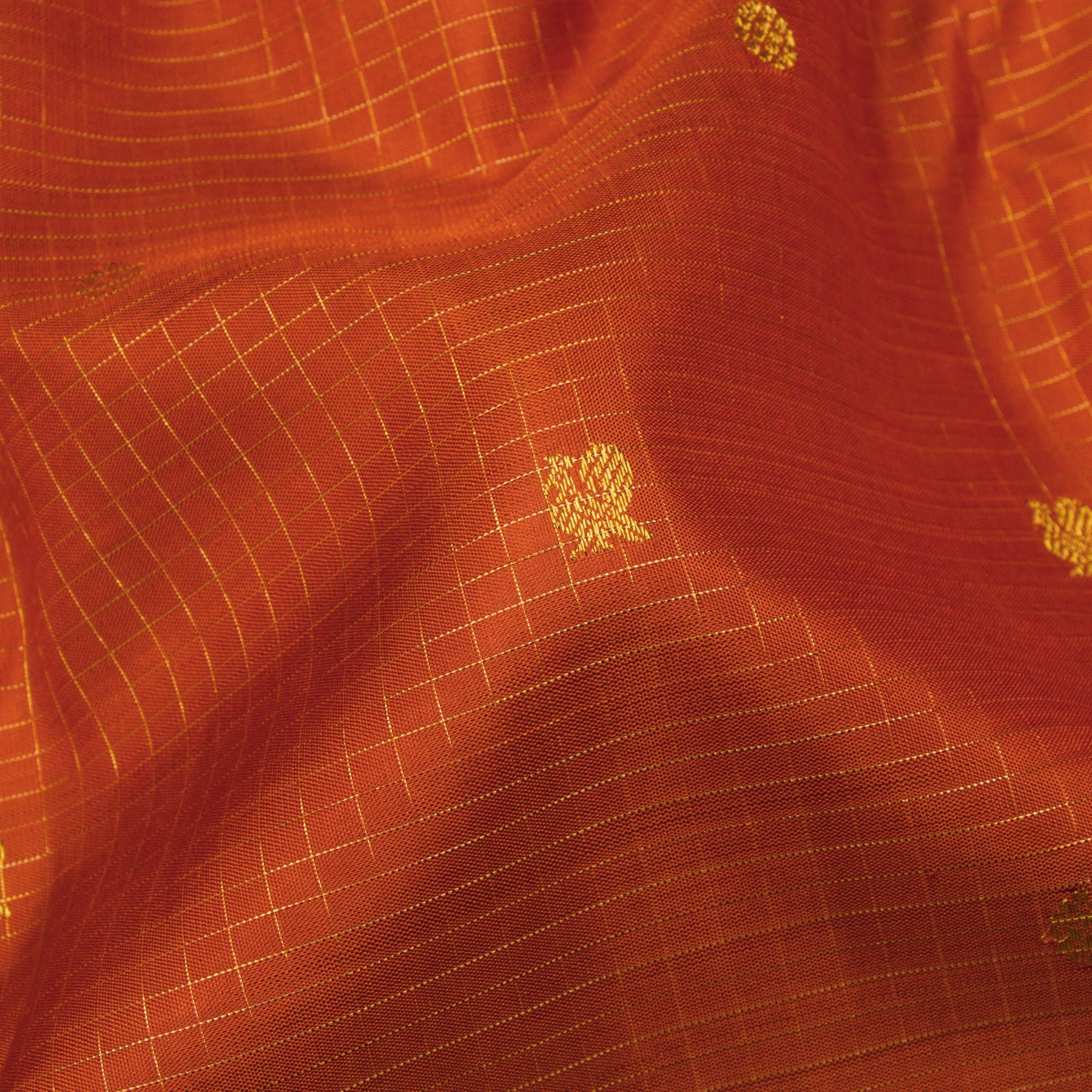 Kanakavalli Kanjivaram Silk Sari 24-110-HS001-01767 - Fabric View