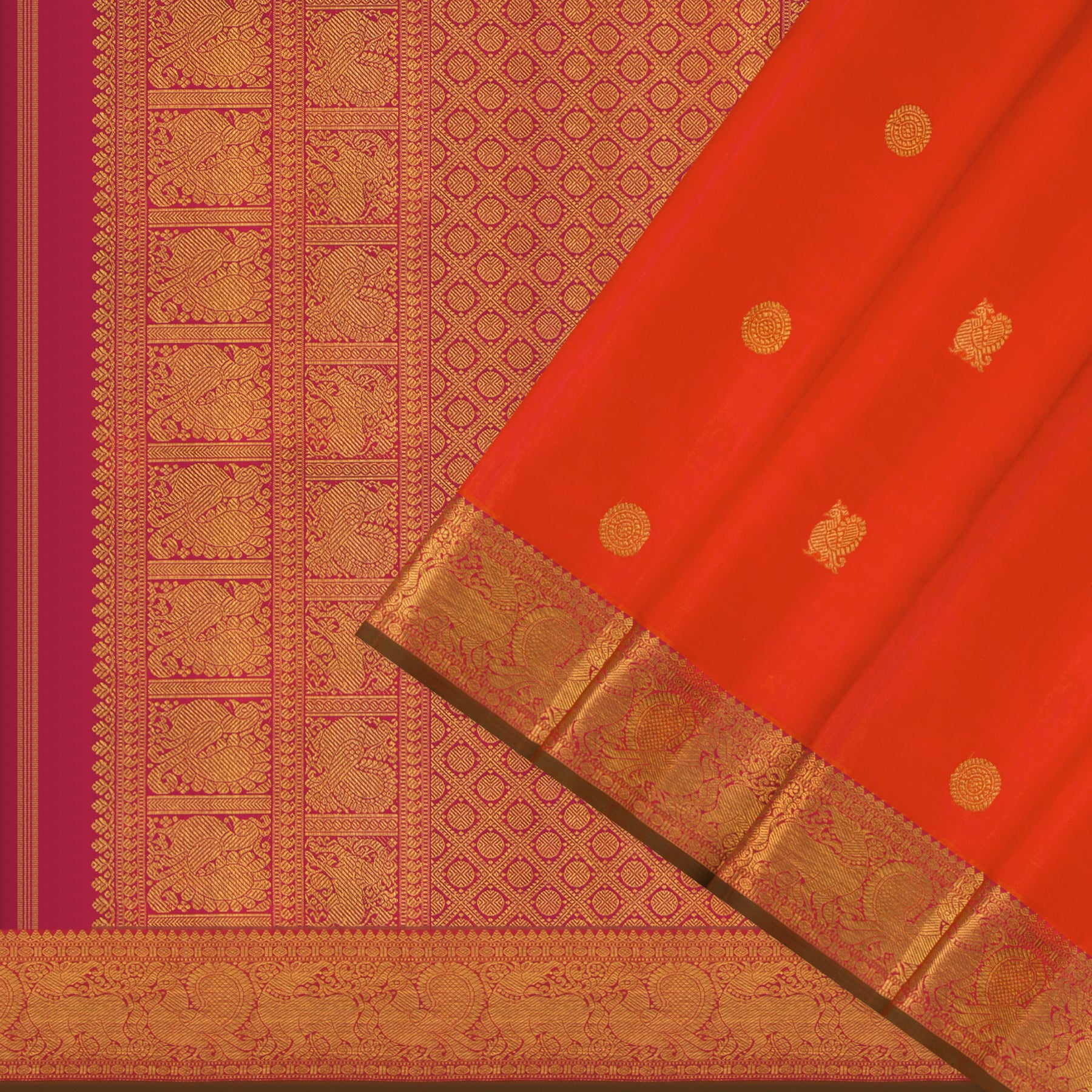 Kanakavalli Kanjivaram Silk Sari 24-110-HS001-01815 - Cover View