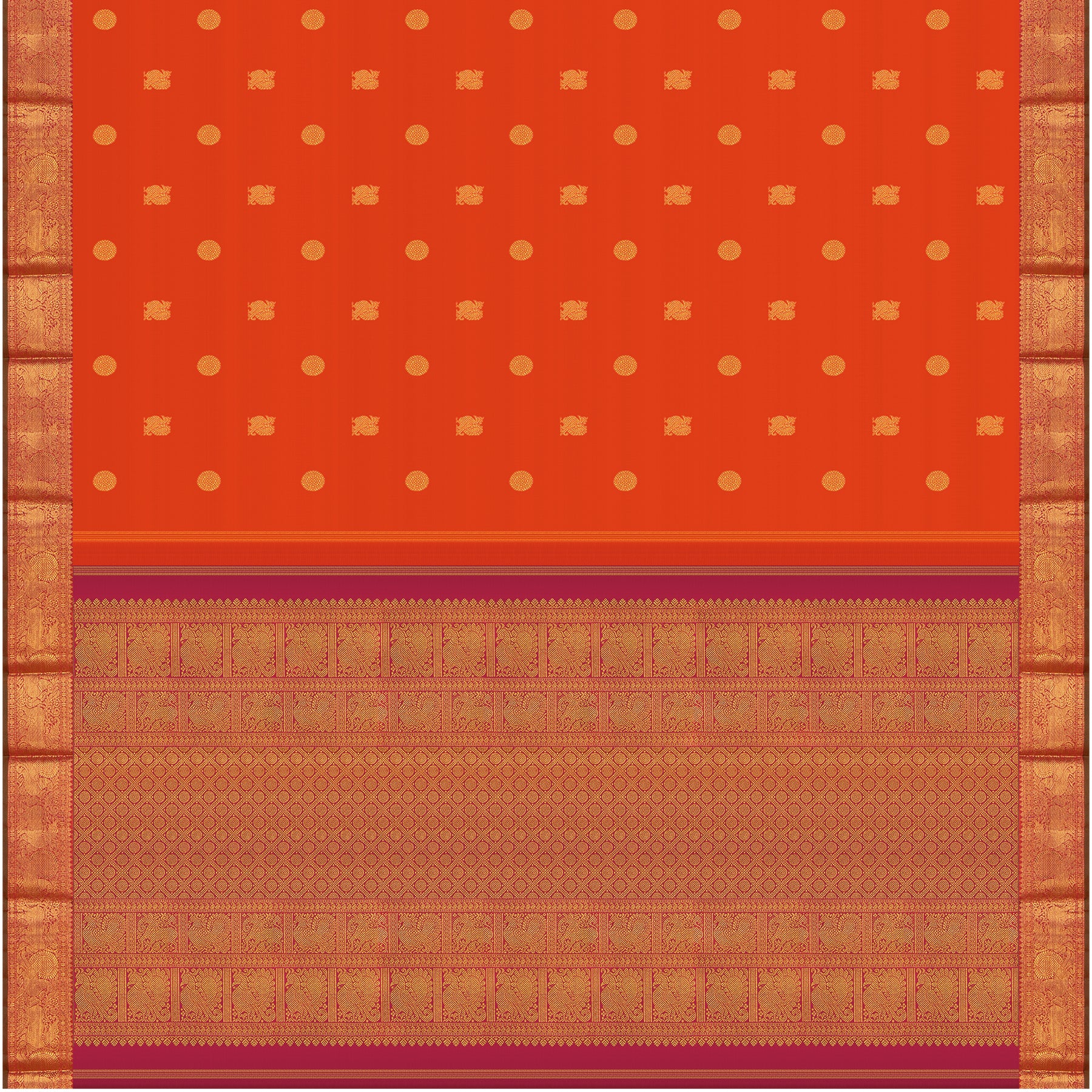 Kanakavalli Kanjivaram Silk Sari 24-110-HS001-01815 - Full View