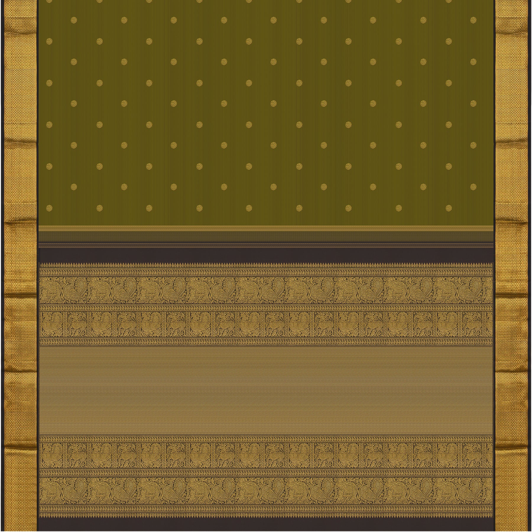 Kanakavalli Kanjivaram Silk Sari 24-110-HS001-01819 - Full View