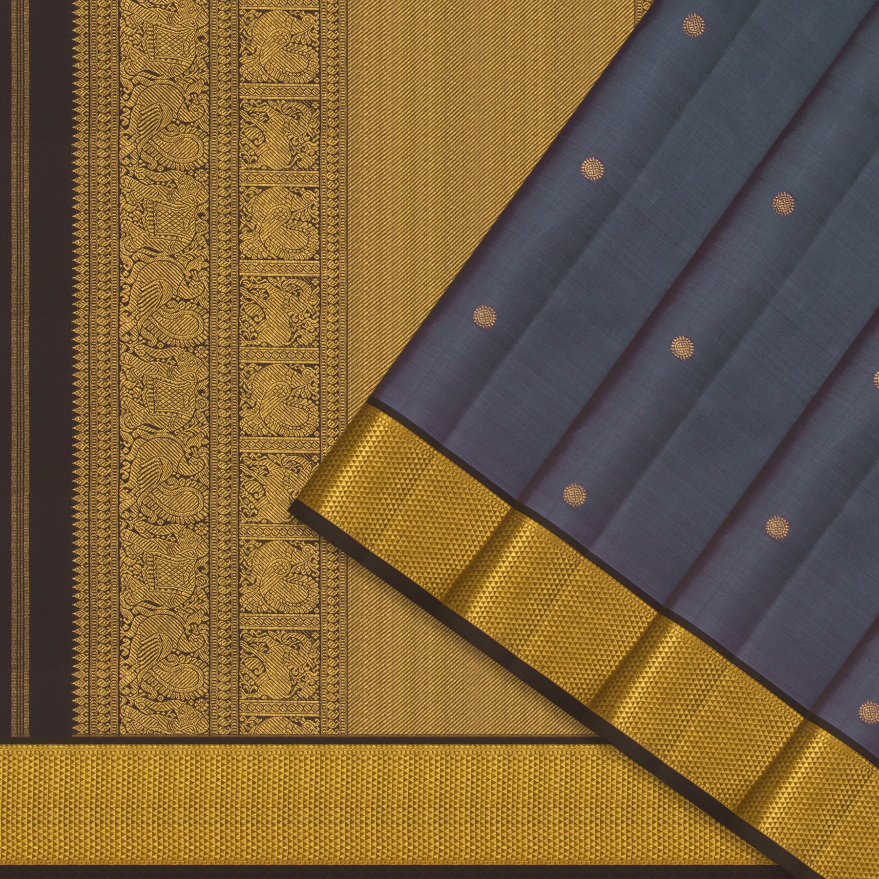 Kanakavalli Kanjivaram Silk Sari 24-110-HS001-01820 - Cover View