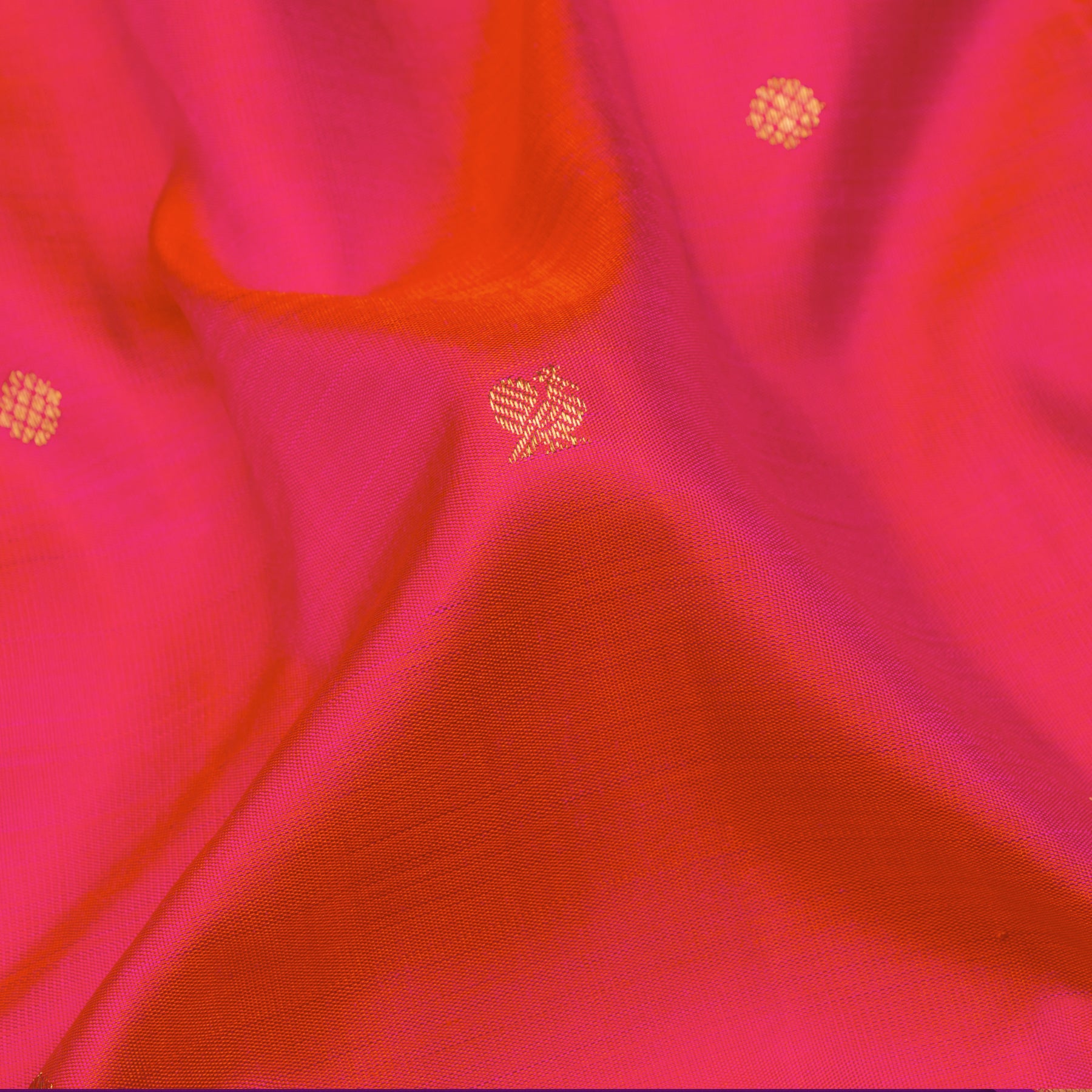 Kanakavalli Kanjivaram Silk Sari 24-110-HS001-01881 - Fabric View