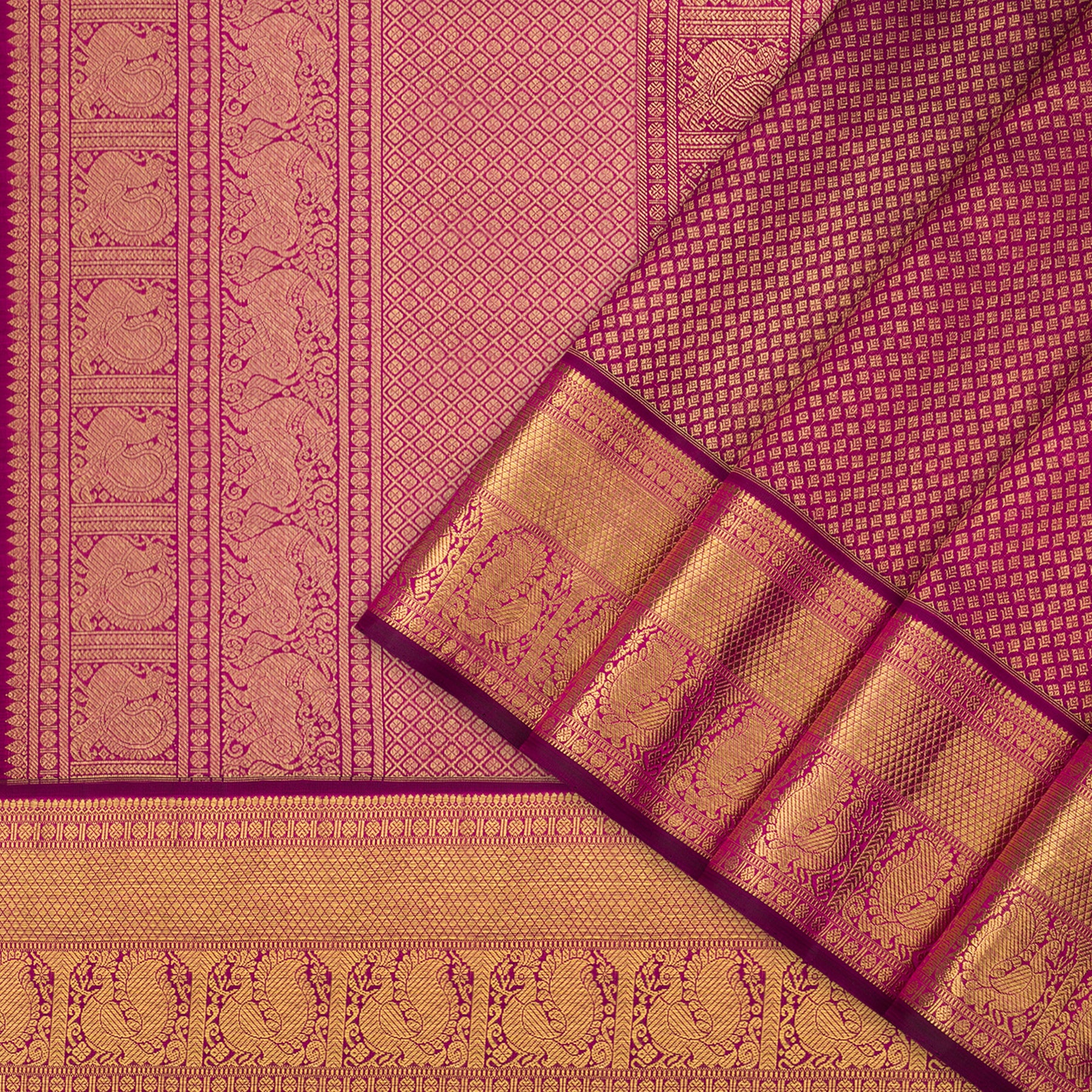 Kanakavalli Kanjivaram Silk Sari 24-110-HS001-01979 - Cover View