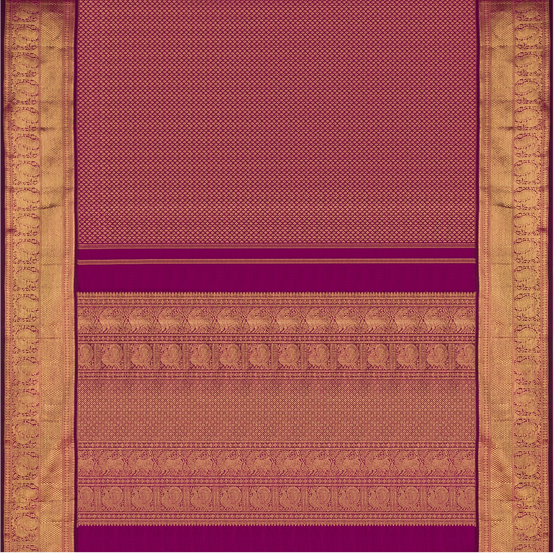Kanakavalli Kanjivaram Silk Sari 24-110-HS001-01979 - Full View