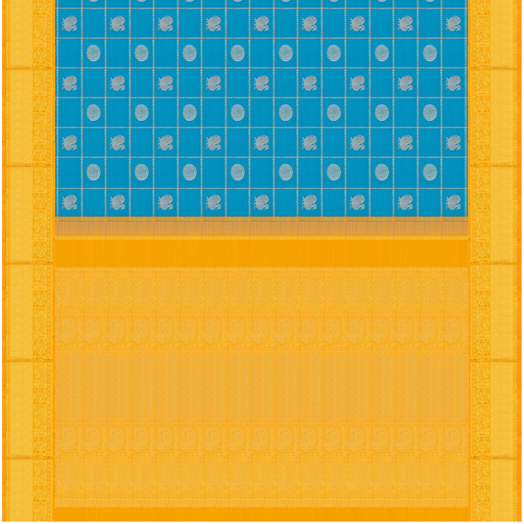 Kanakavalli Kanjivaram Silk Sari 25-110-HS001-02027 - Full View