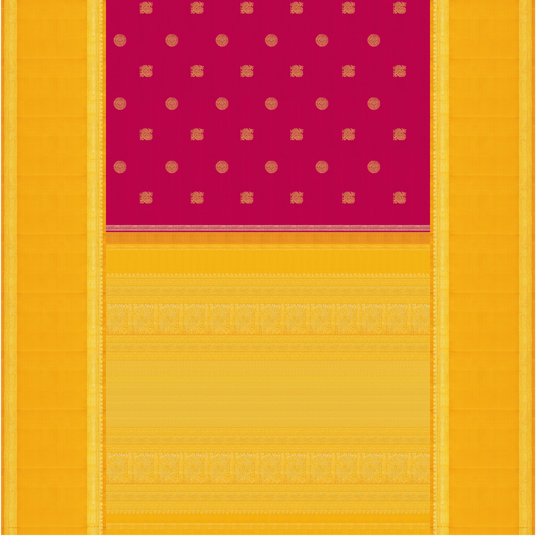 Kanakavalli Kanjivaram Silk Sari 24-110-HS001-02932 - Full View