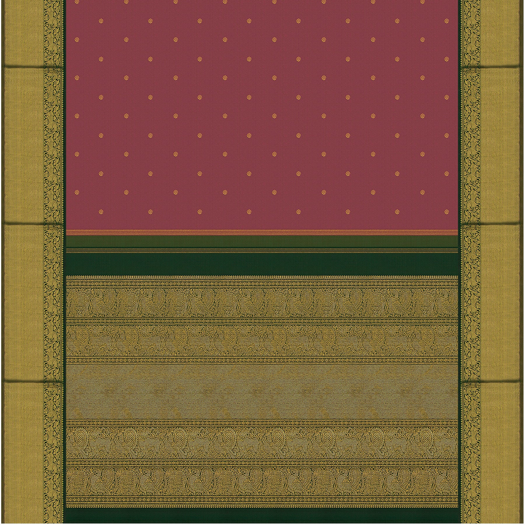 Kanakavalli Kanjivaram Silk Sari 24-110-HS001-02945 - Full View