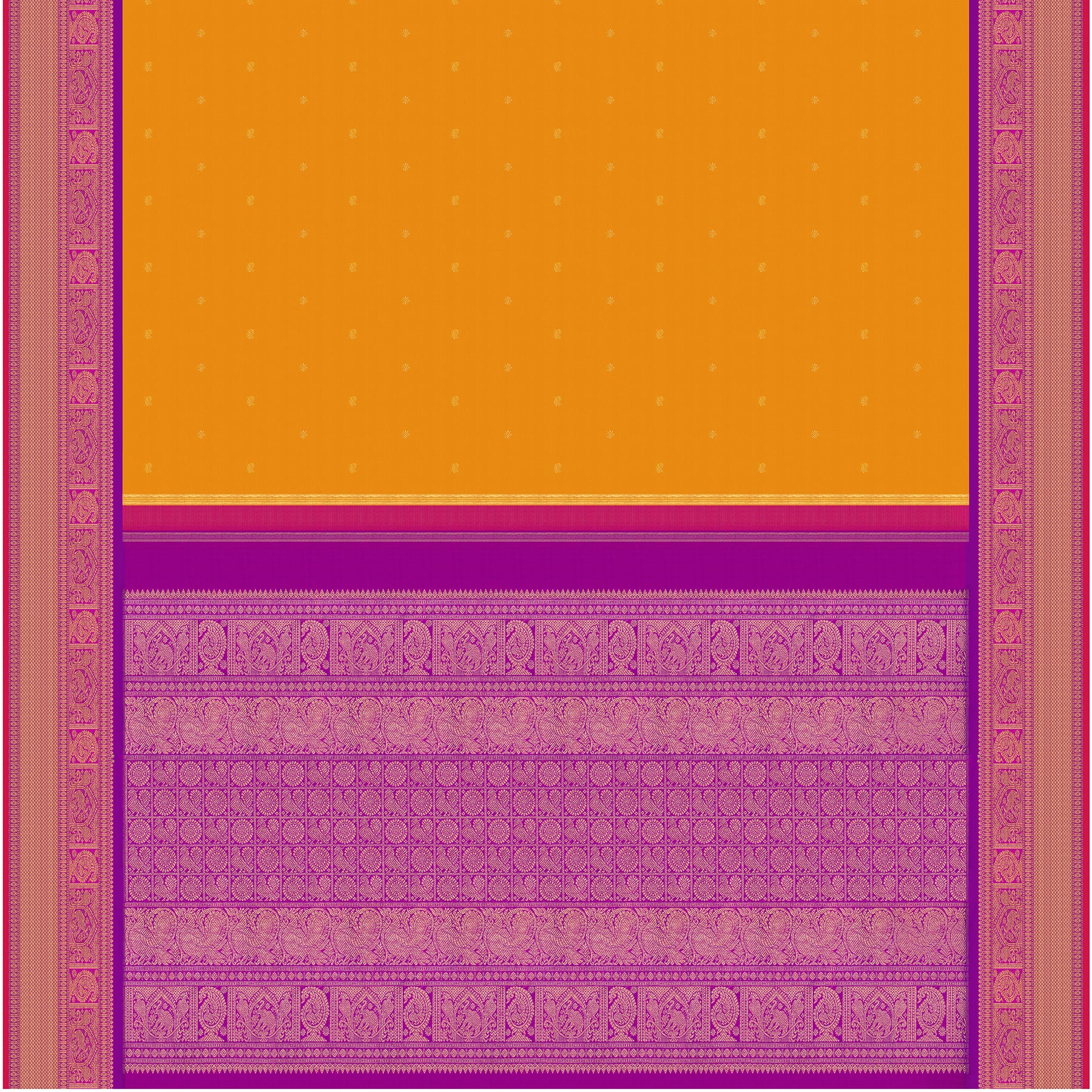Kanakavalli Kanjivaram Silk Sari 24-110-HS001-02947 - Full View
