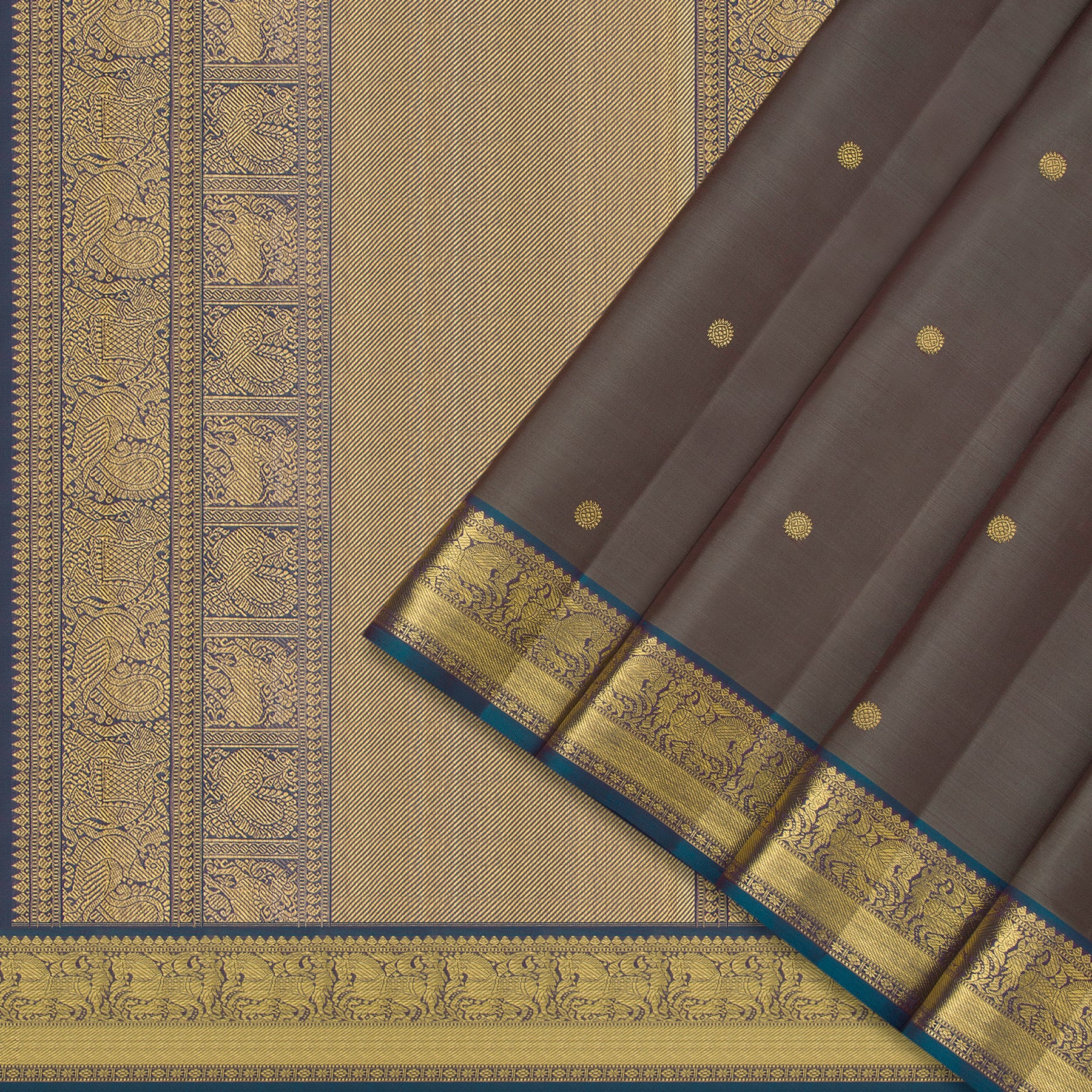 Kanakavalli Kanjivaram Silk Sari 24-110-HS001-02986 - Cover View