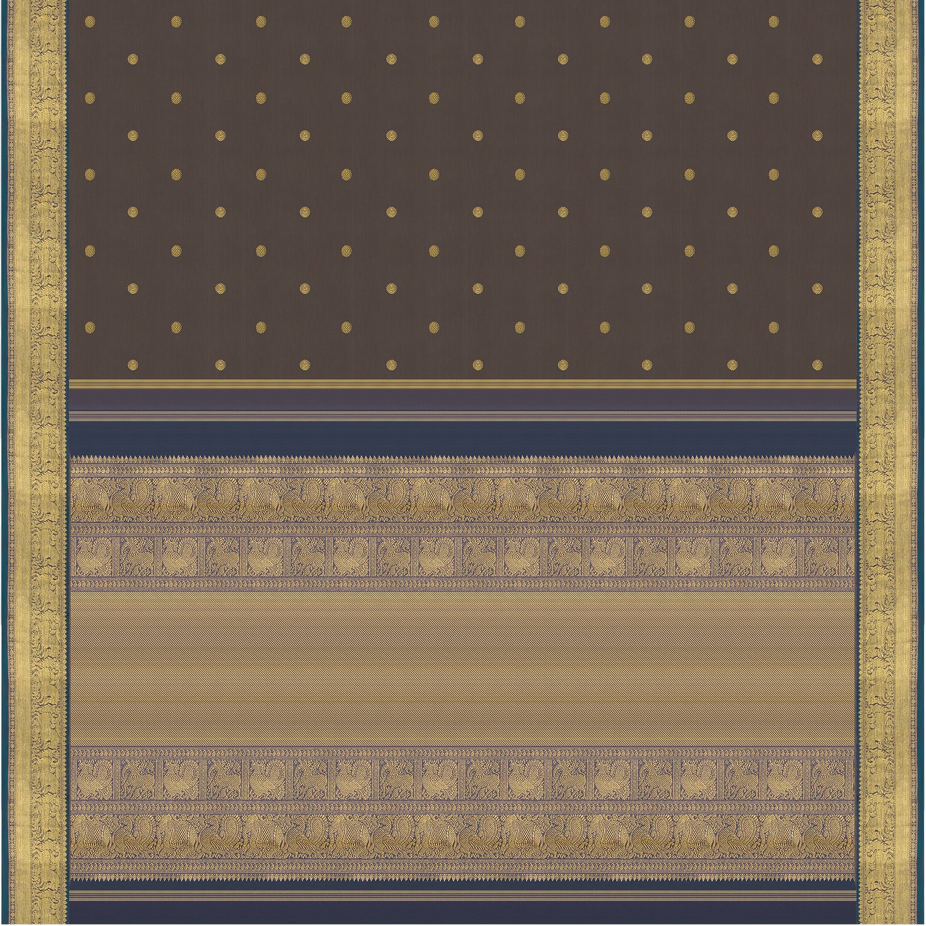 Kanakavalli Kanjivaram Silk Sari 24-110-HS001-02986 - Full View