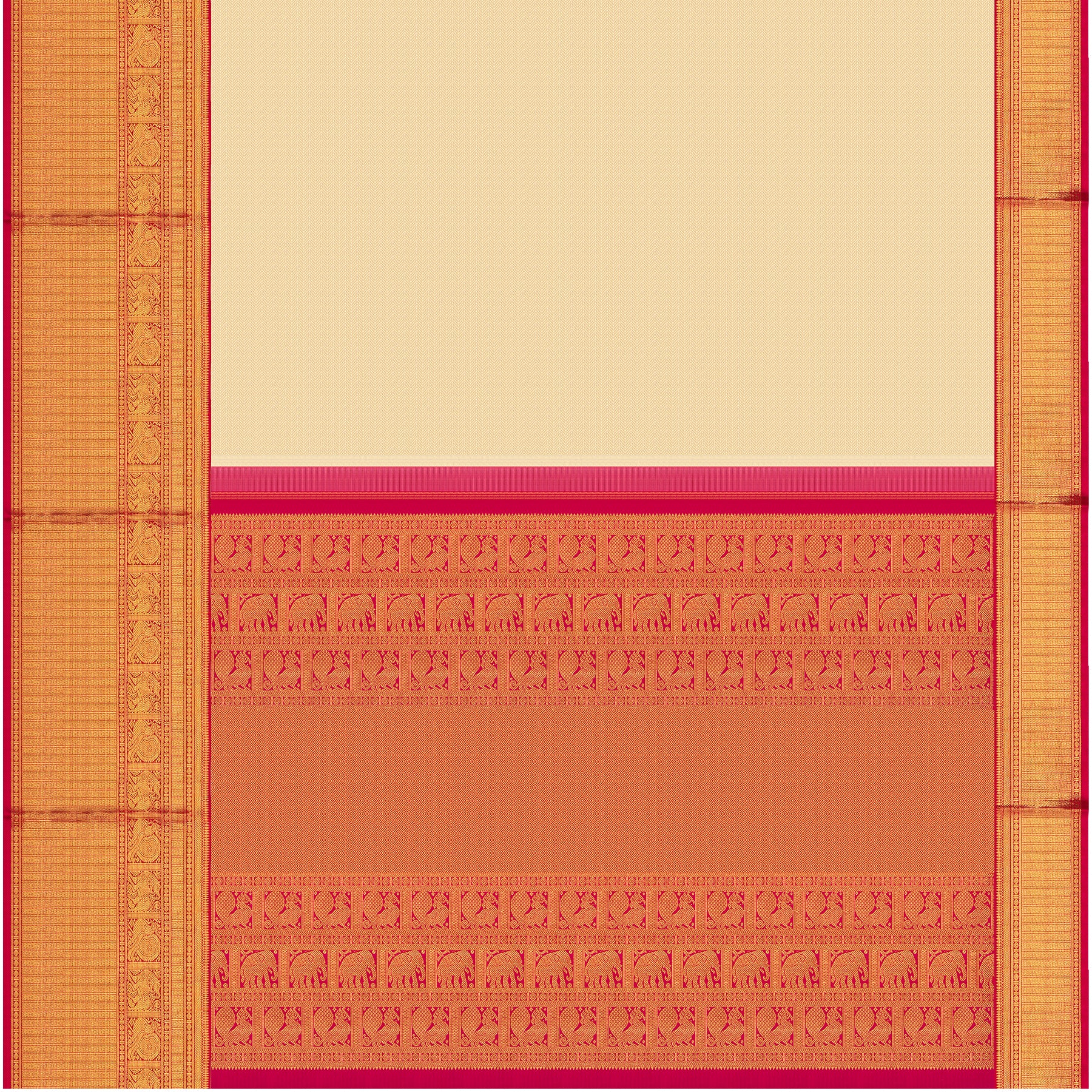 Kanakavalli Kanjivaram Silk Sari 24-110-HS001-03330 - Full View