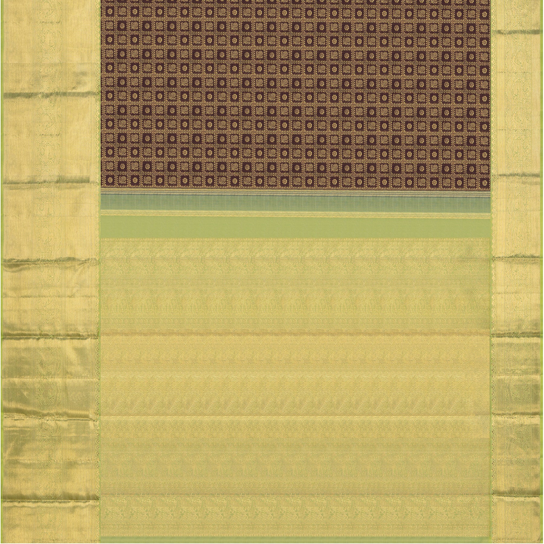 Kanakavalli Kanjivaram Silk Sari 24-110-HS001-03337 - Full View