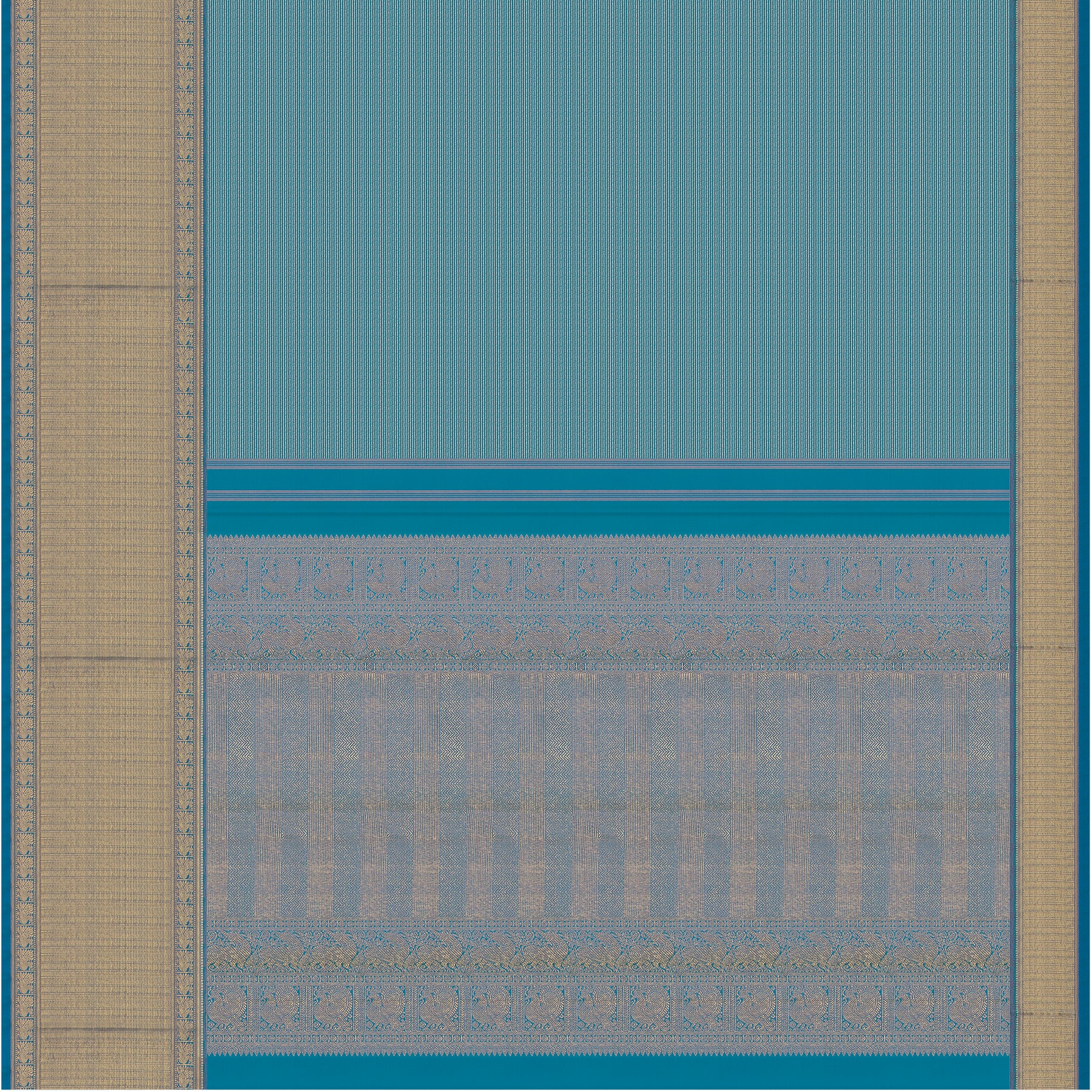 Kanakavalli Kanjivaram Silk Sari 24-110-HS001-03344 - Full View