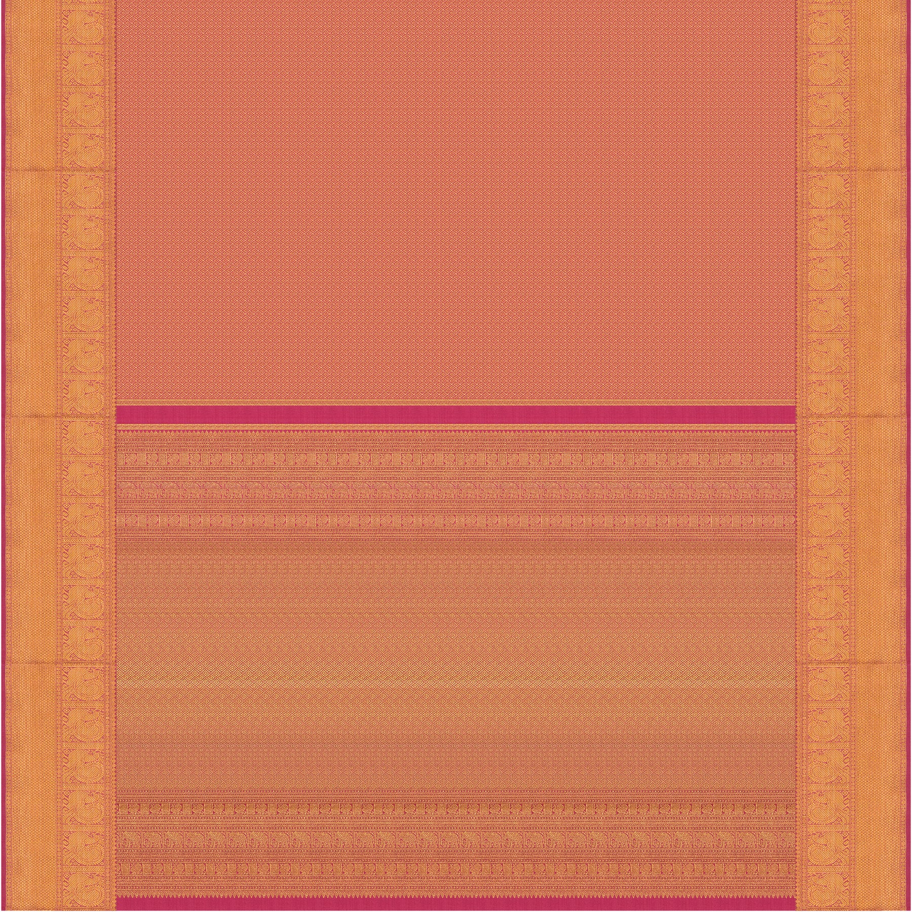 Kanakavalli Kanjivaram Silk Sari 24-110-HS001-03346 - Full View