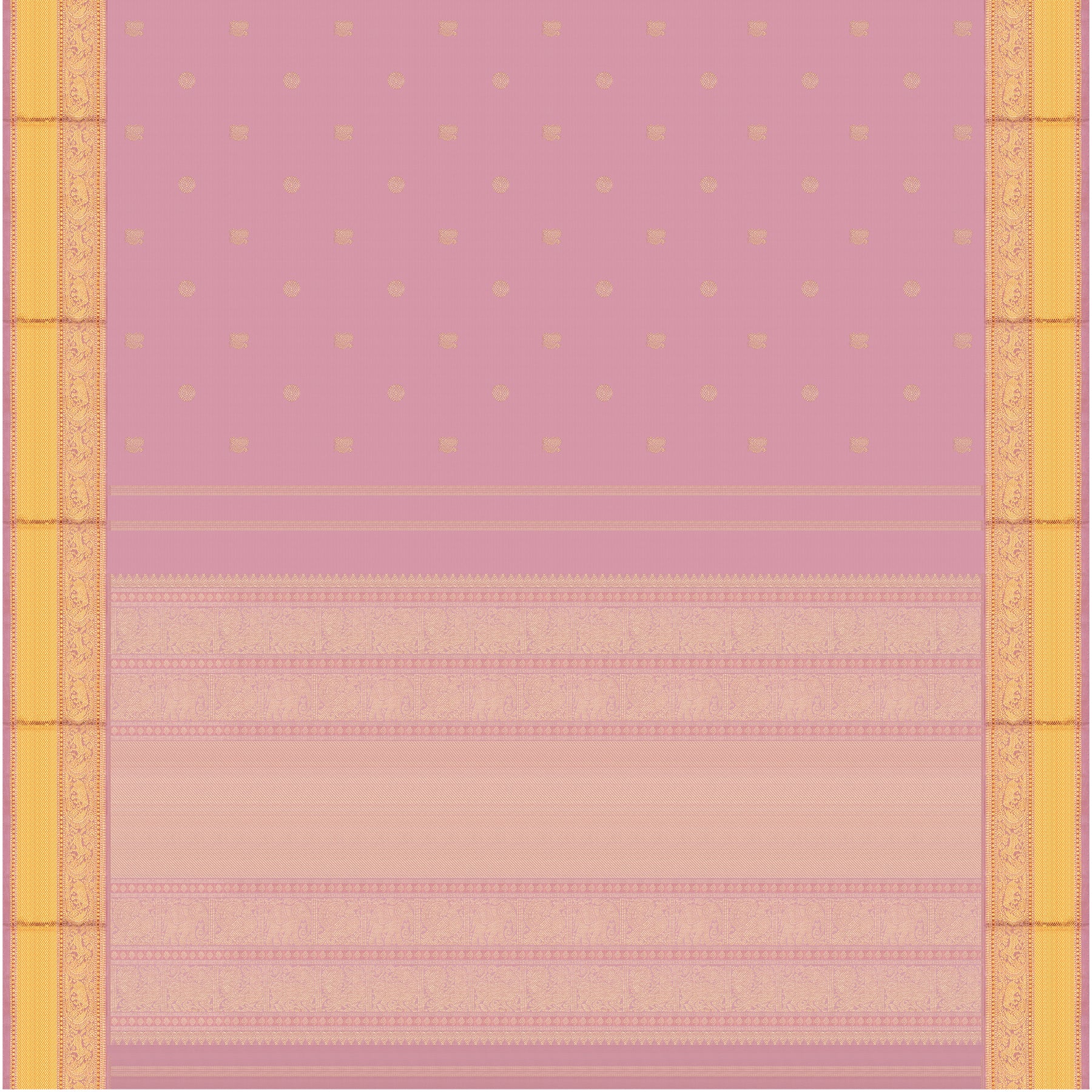 Kanakavalli Kanjivaram Silk Sari 24-110-HS001-04196 - Full View