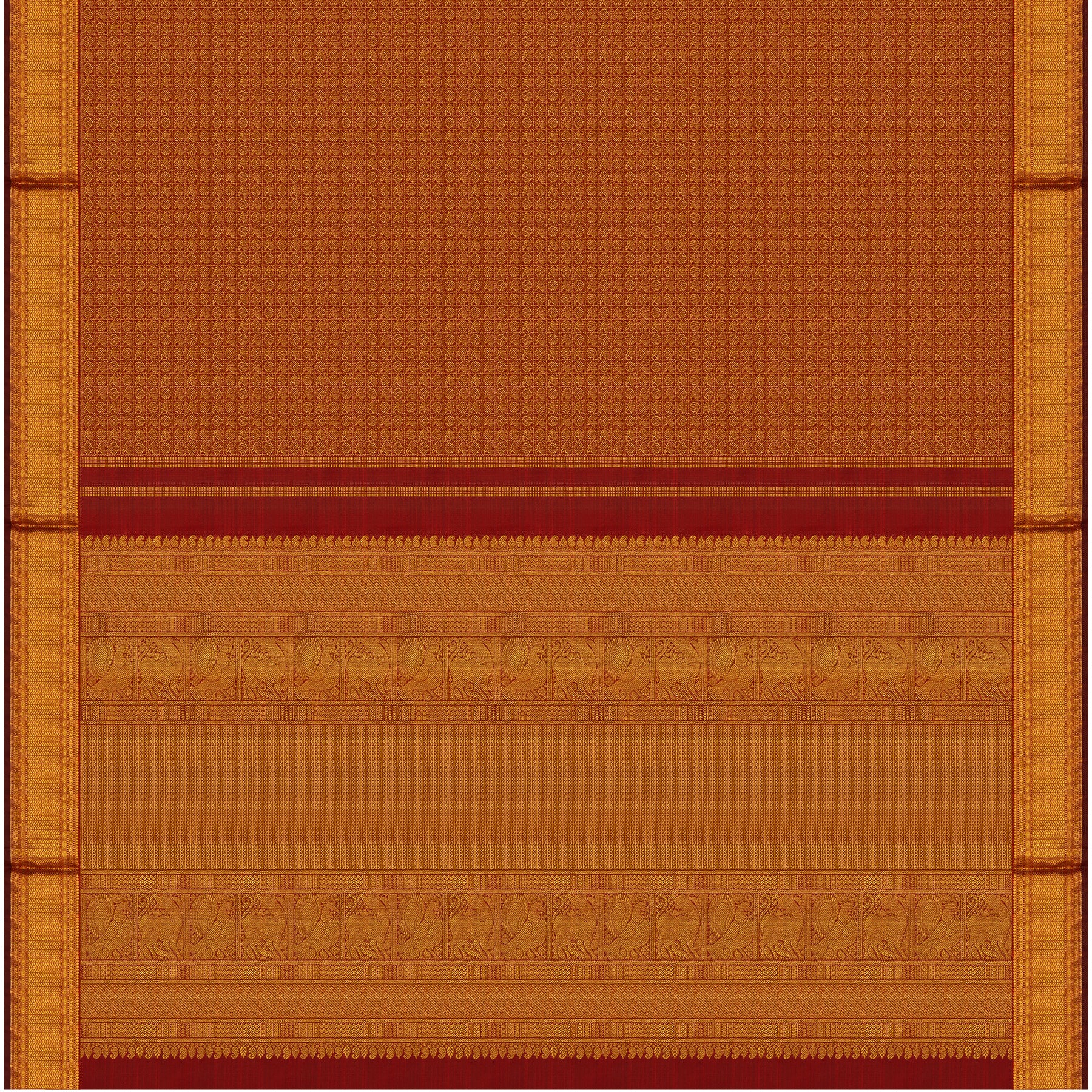 Kanakavalli Kanjivaram Silk Sari 24-110-HS001-05386 - Full View