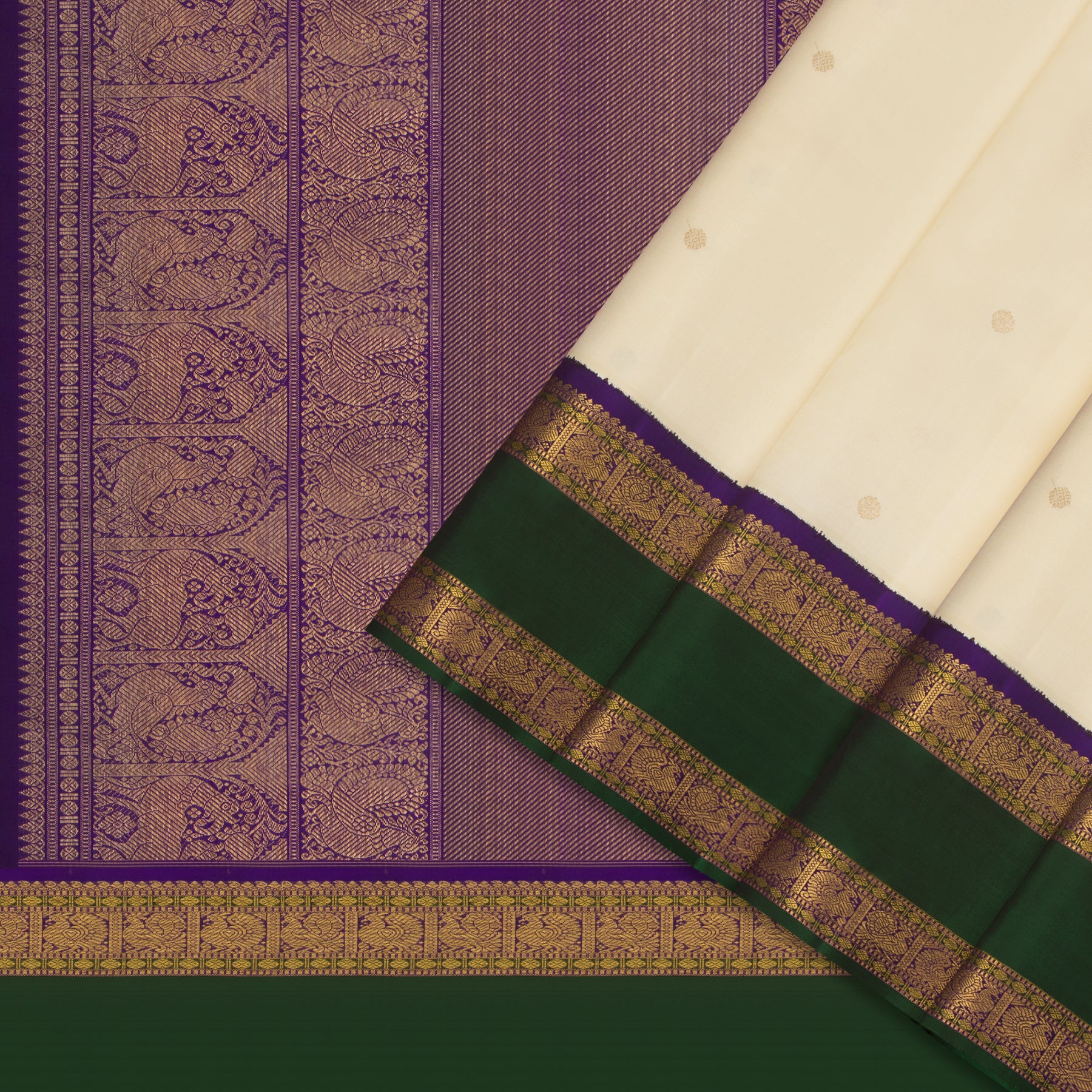 Kanakavalli Kanjivaram Silk Sari 24-110-HS001-05458 - Cover View