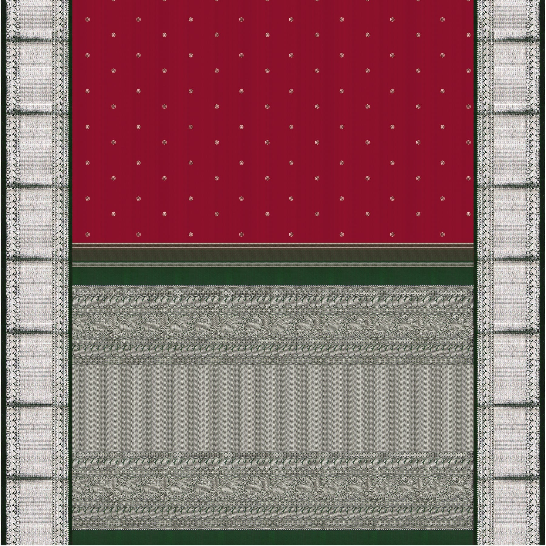 Kanakavalli Kanjivaram Silk Sari 24-110-HS001-05656 - Full View