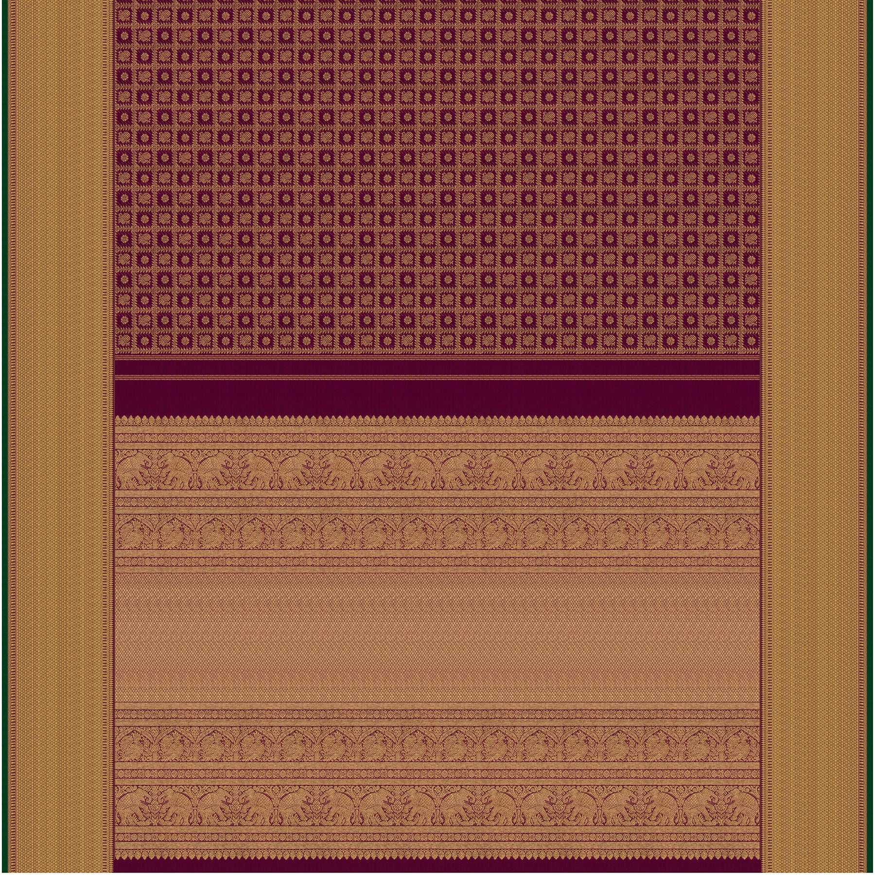 Kanakavalli Kanjivaram Silk Sari 24-110-HS001-05676 - Full View