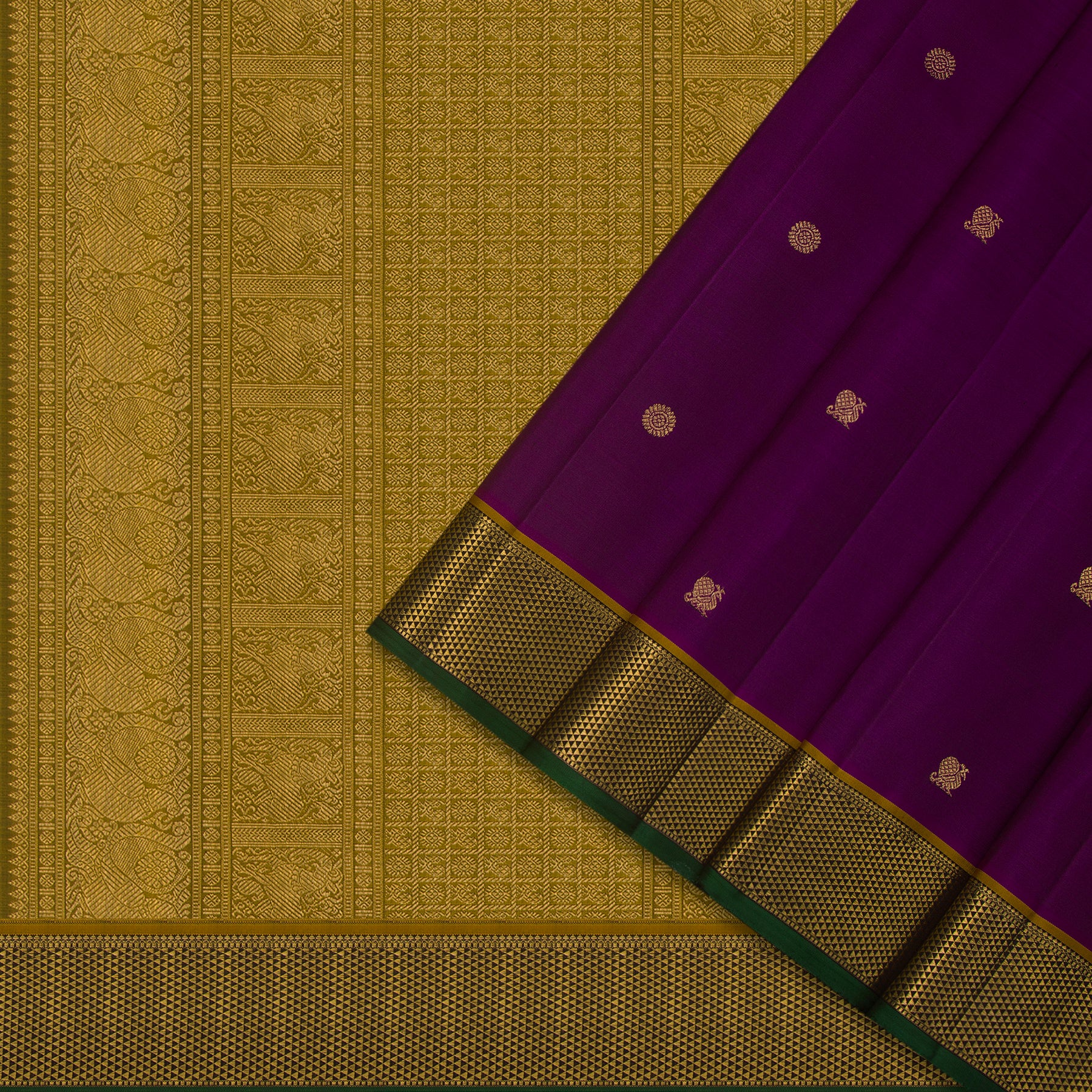 Kanakavalli Kanjivaram Silk Sari 24-110-HS001-06832 - Cover View